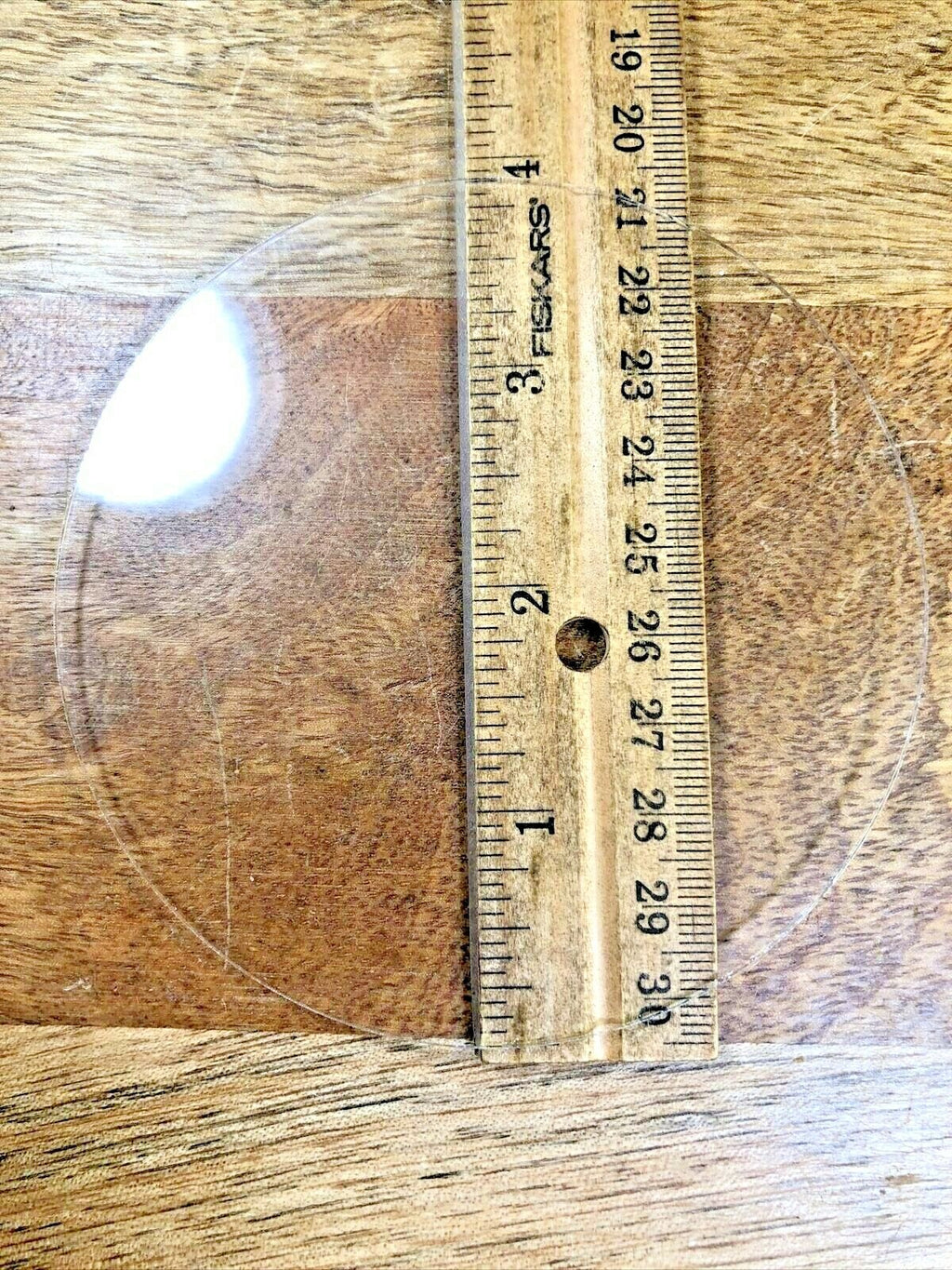 3.86 Inch or 97.98mm Diameter Flat Clock Glass (K6116)