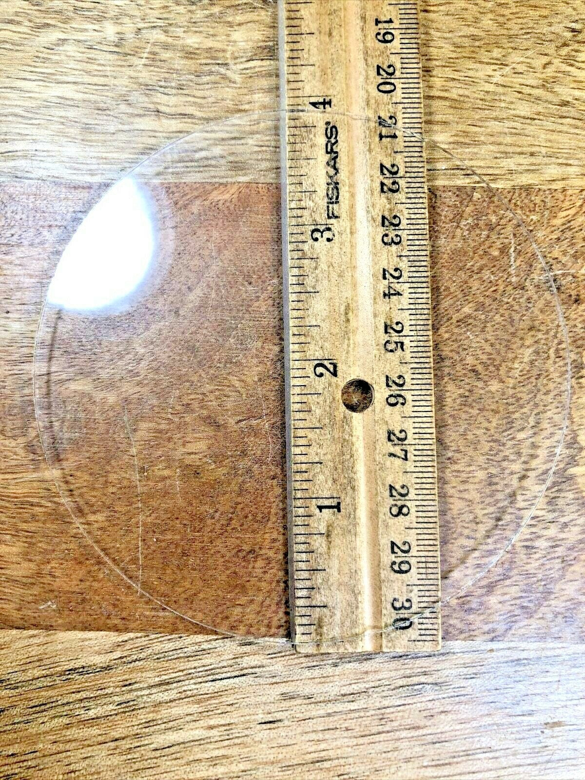 3.86 Inch or 97.98mm Diameter Flat Clock Glass (K6116)