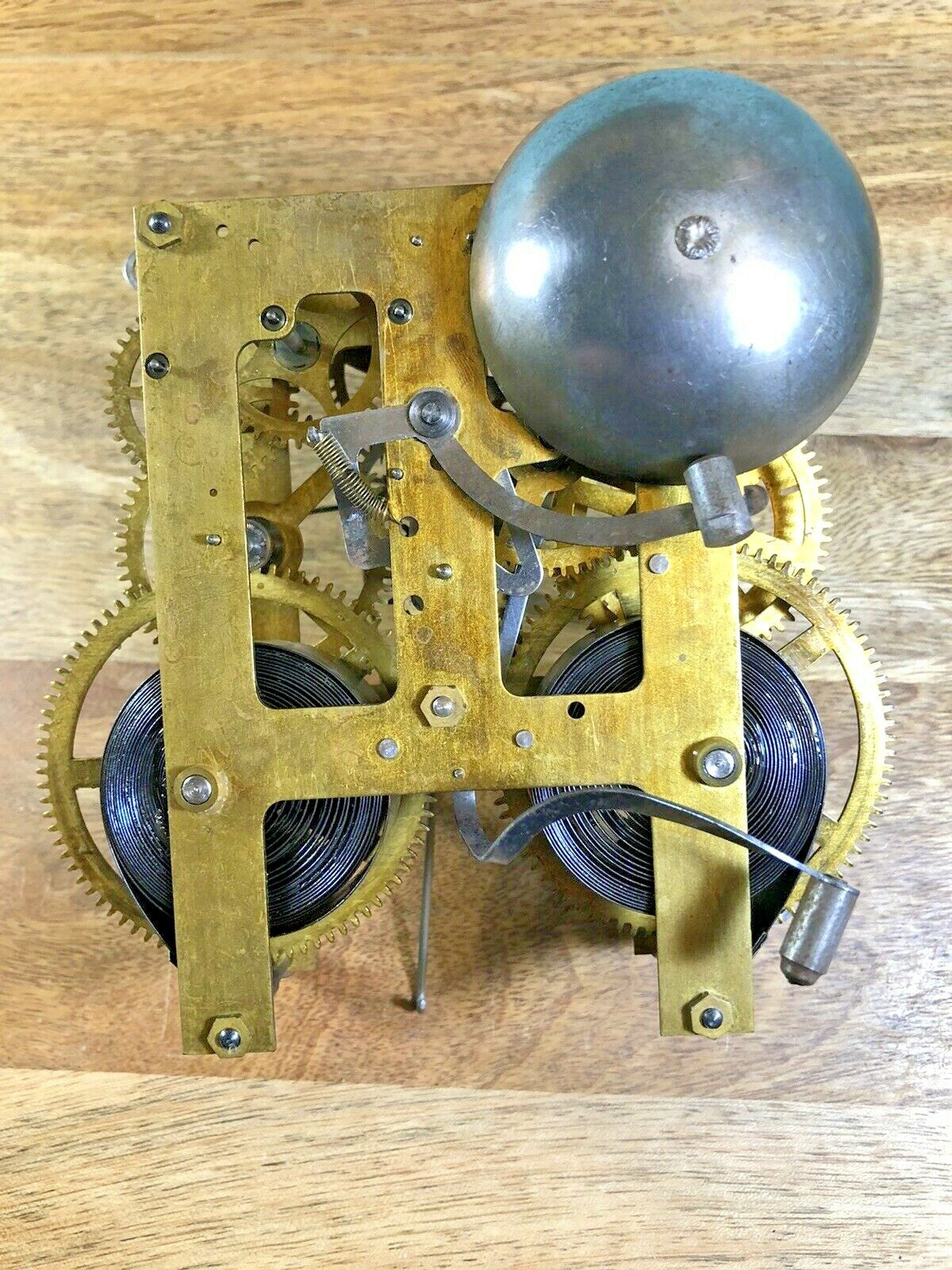 Ingraham Clock Pendulum Rod and Spring (See Pics to ID Movement) (K5734)