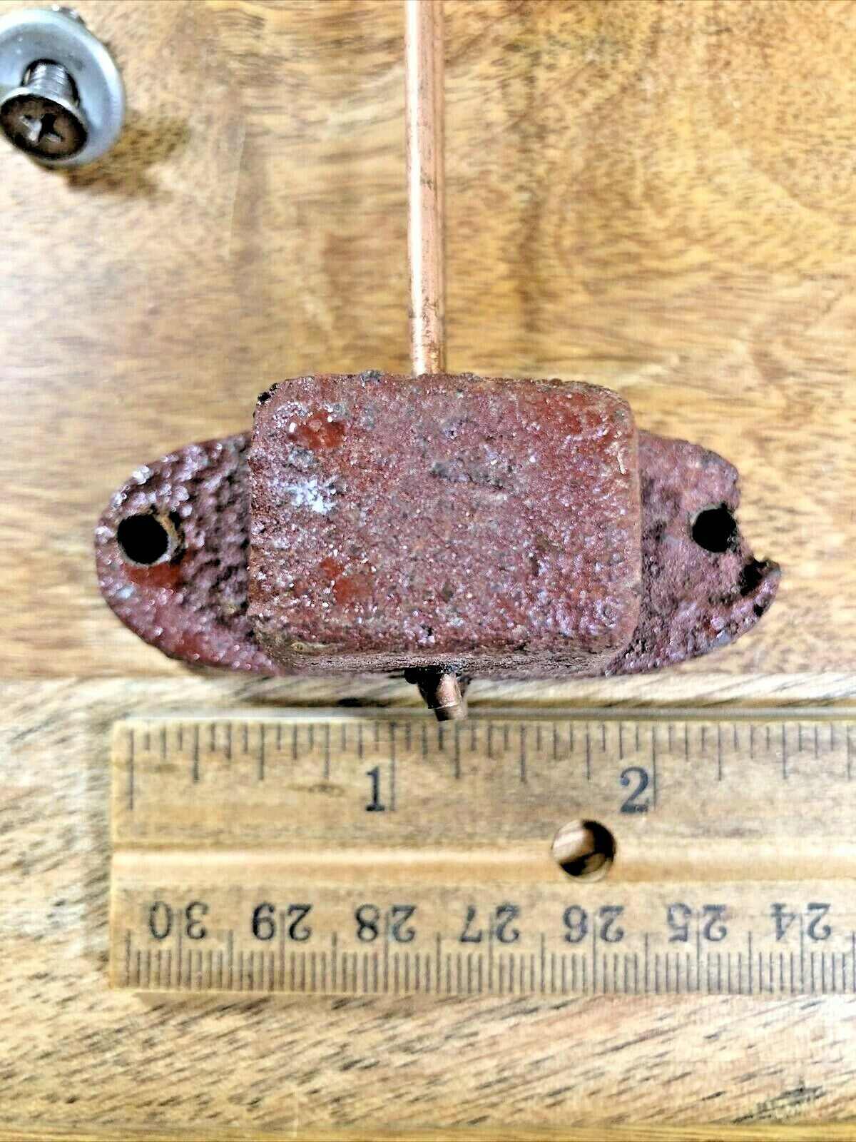 Old 2 Rod Clock Chimes 9 1/2 Inches Long    (LL5101)