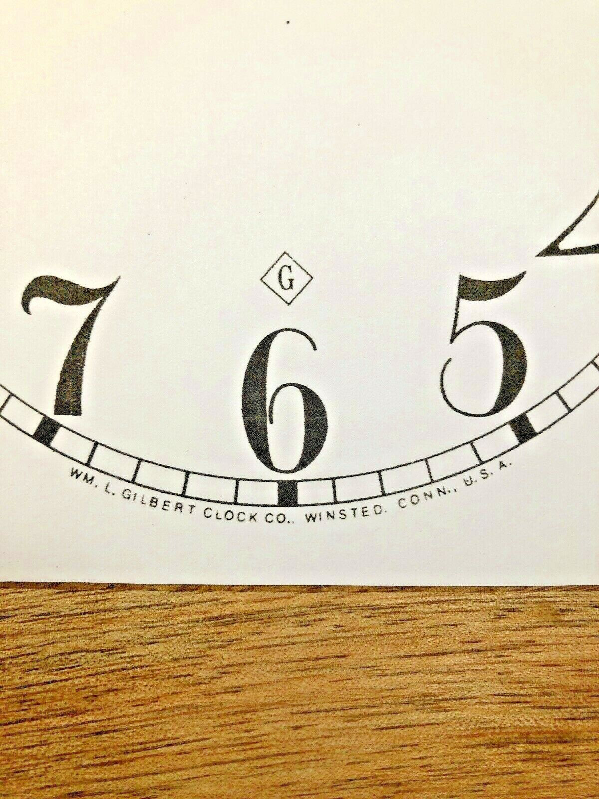 5 INCH GILBERT PAPER CLOCK REPLACEMENT DIAL, Arabic ( Lot 176)