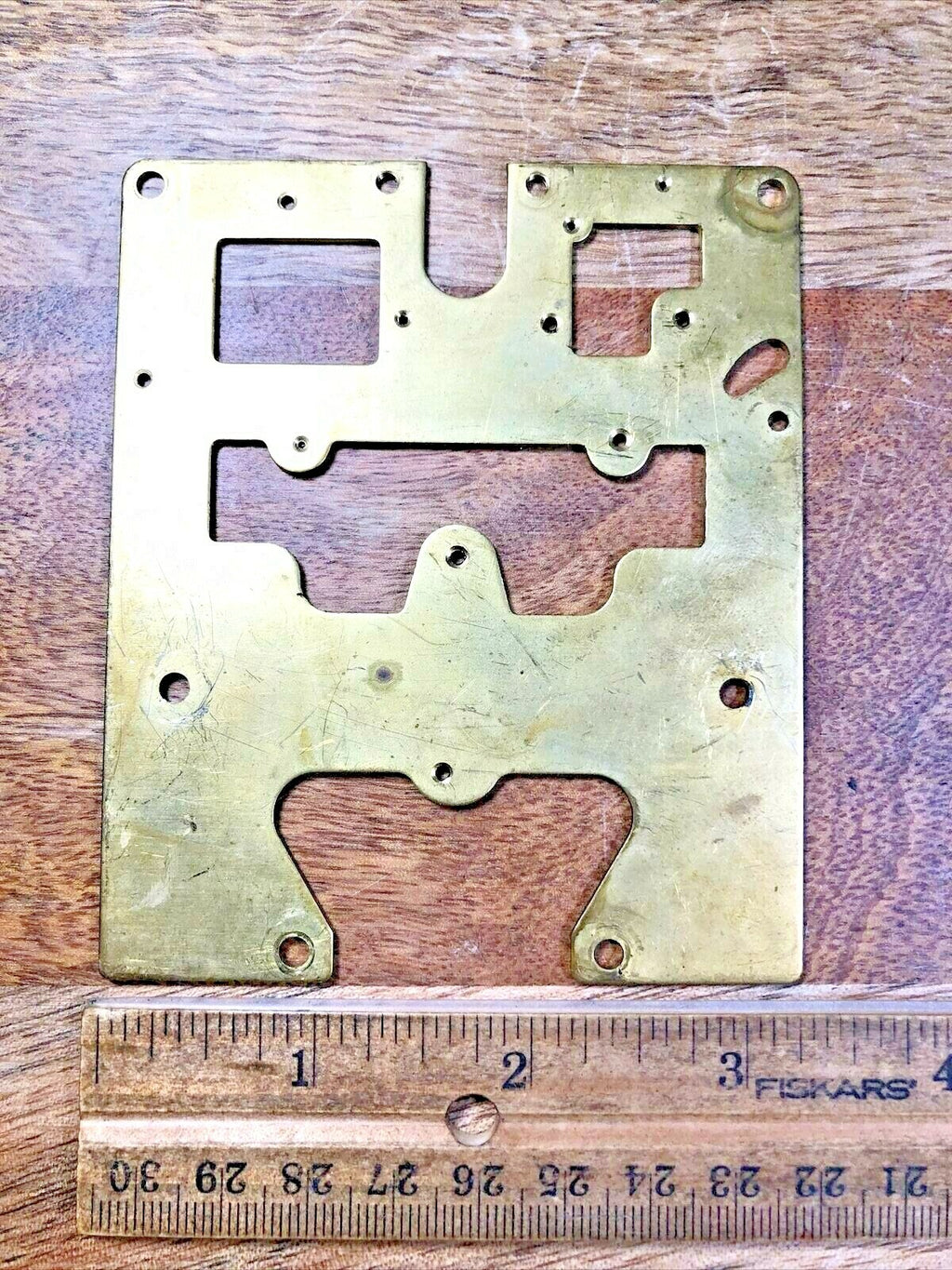 Chinese Clock Movement Back Plate (Pivots Look Good) (K6865)