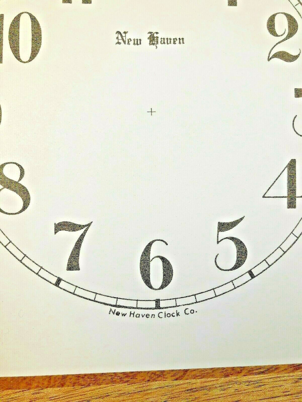 5" New Haven Clock Paper Dial, Arabic             (Lot 179)