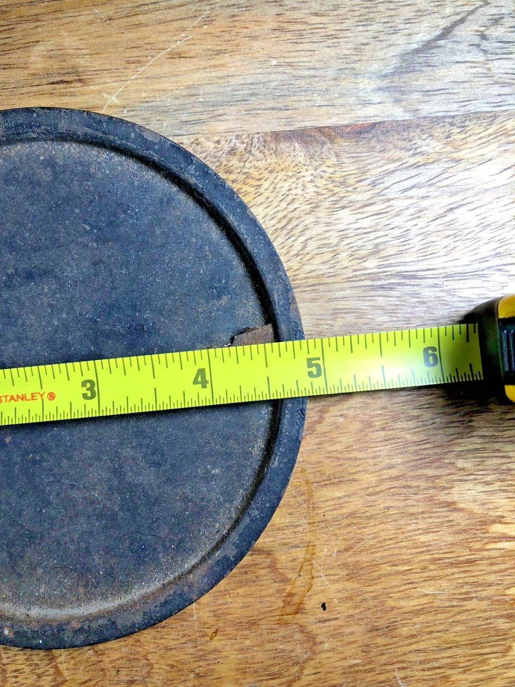Old Mantle Clock Metal Door                            (KA717)