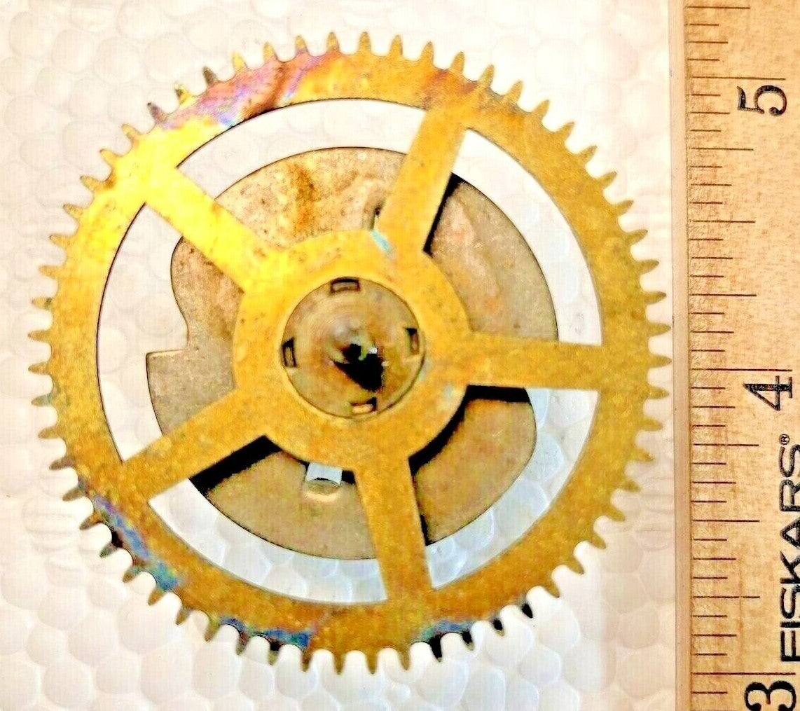Sessions Clock Movement Strike Side 3rd Wheel (See Pics To ID Mvmt)    (K7418)