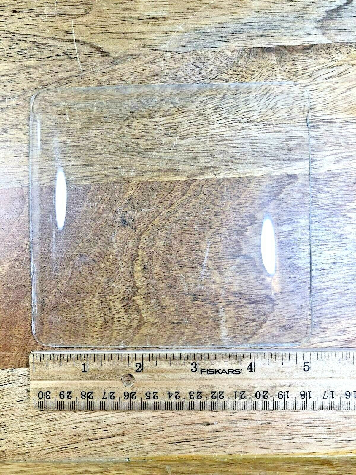 Rectangular Convex Clock Glass (5.12" / 130.25mm X 4.79" /121.72mm)(Lot K3051)