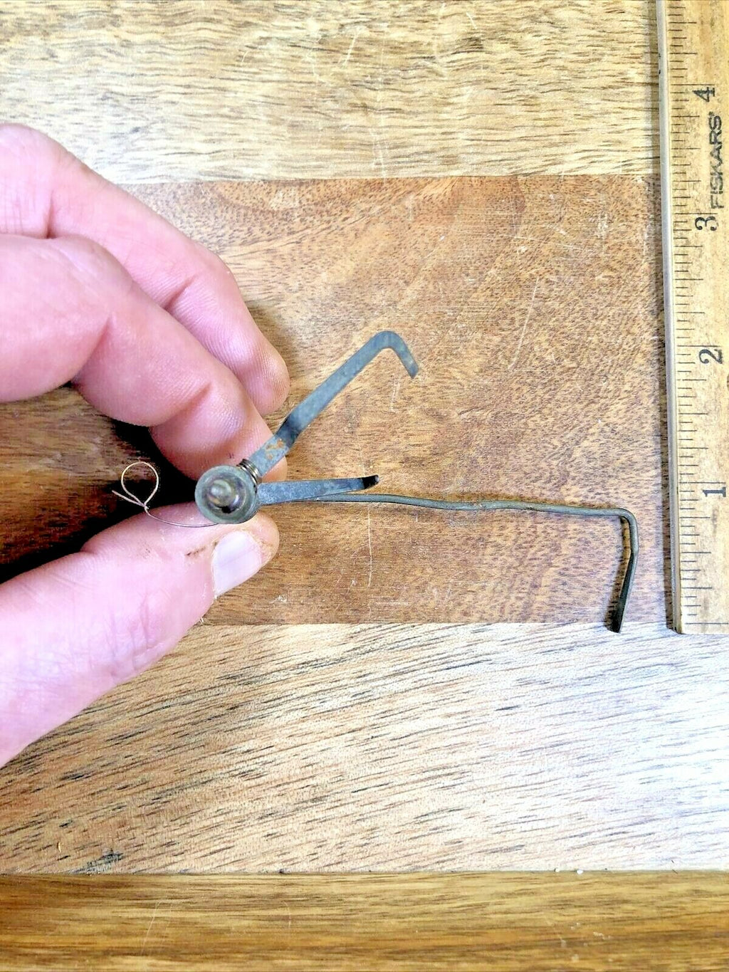 Old Sessions Clock Movement Count Wheel Lever (See Pics To ID Mvmt)   (K6569)