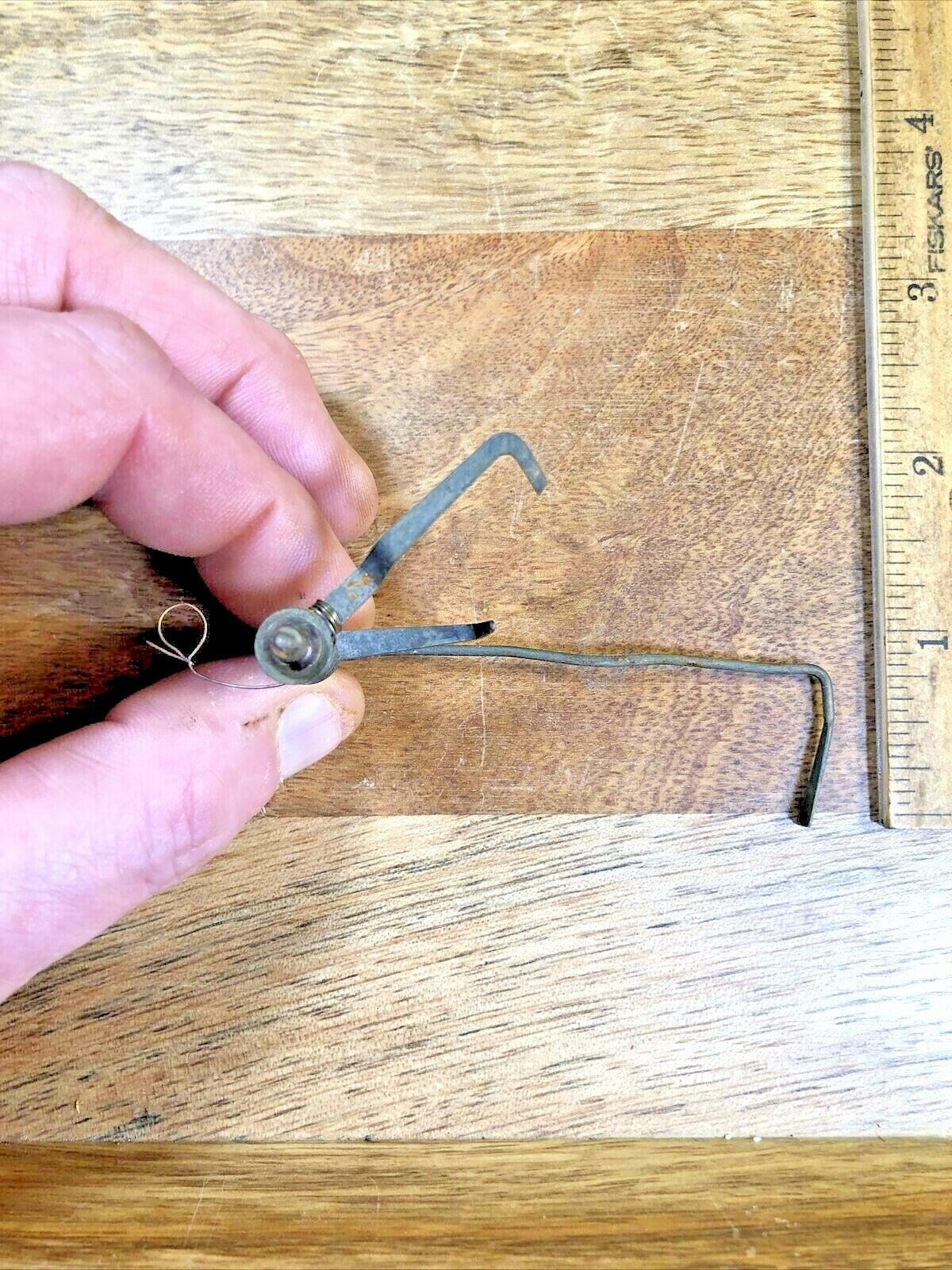 Old Sessions Clock Movement Count Wheel Lever (See Pics To ID Mvmt)   (K6569)