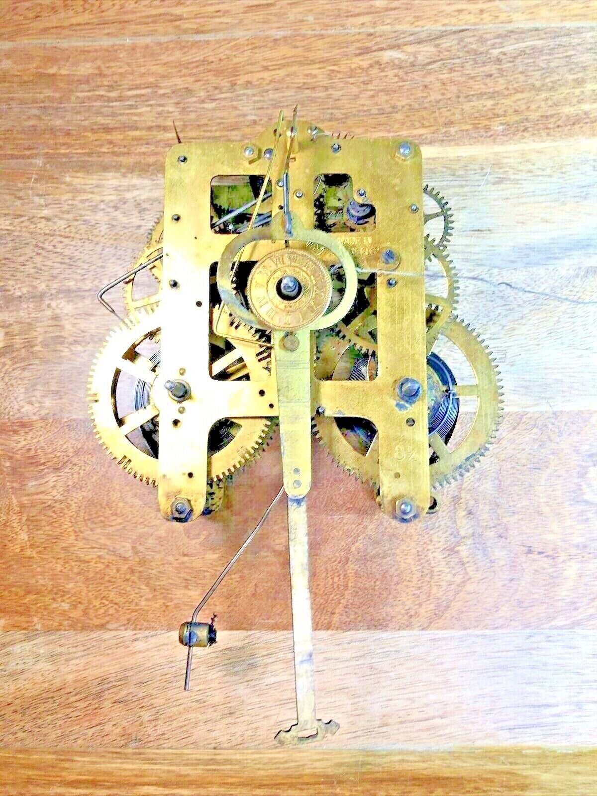 Seth Thomas 89D (Circa 1907) Clock Movement Count Wheel     (K7558)