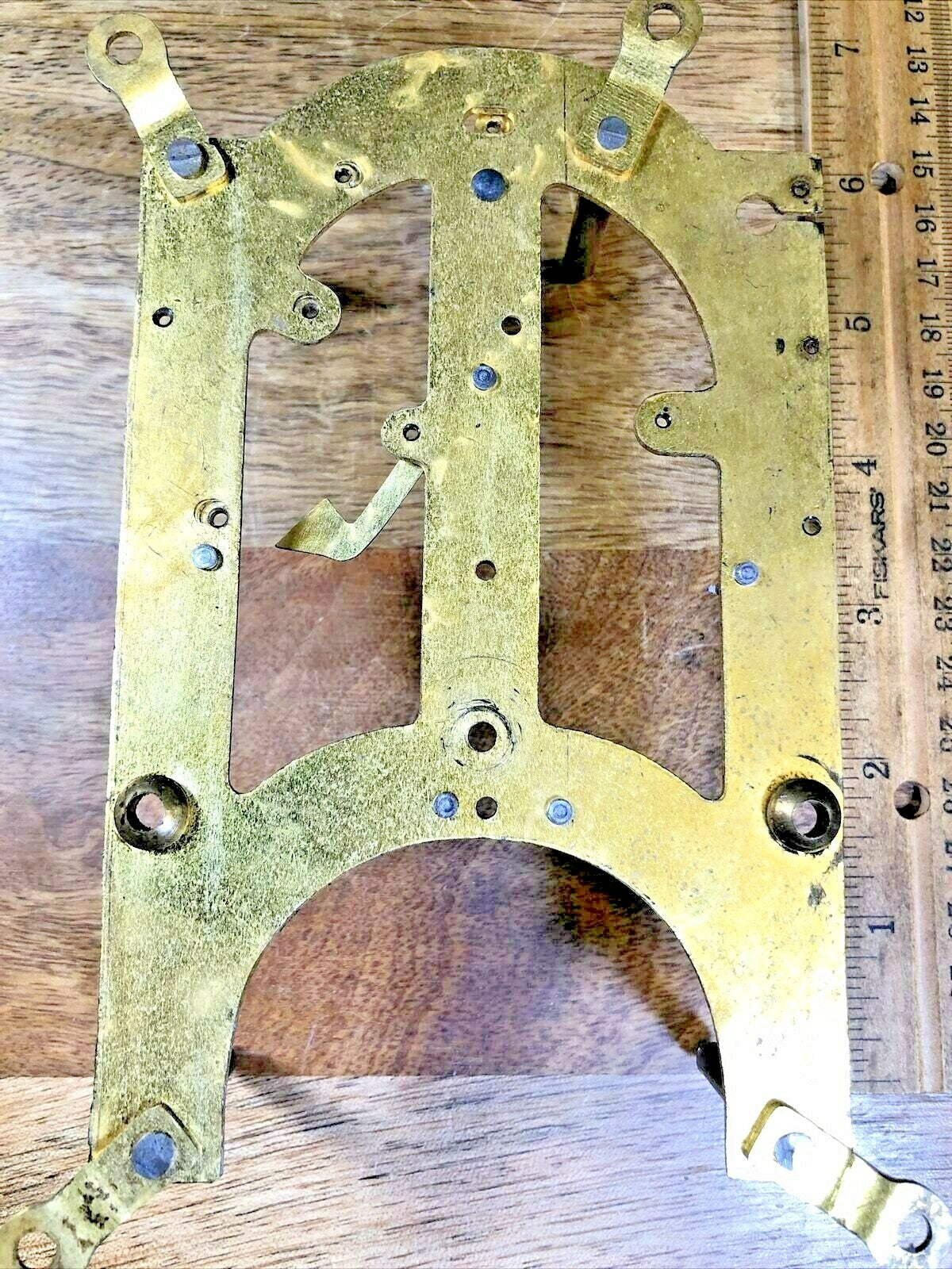 Made In Japan Clock Movement Back Plate (Pivot Holes Look Good) (K6408)