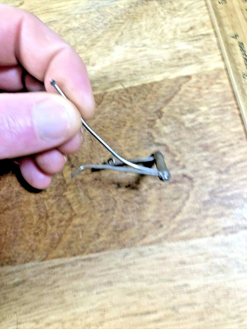 Waterbury 8 Day Clock Movement (Stamped 10 in) Drop Lever  (K5655)