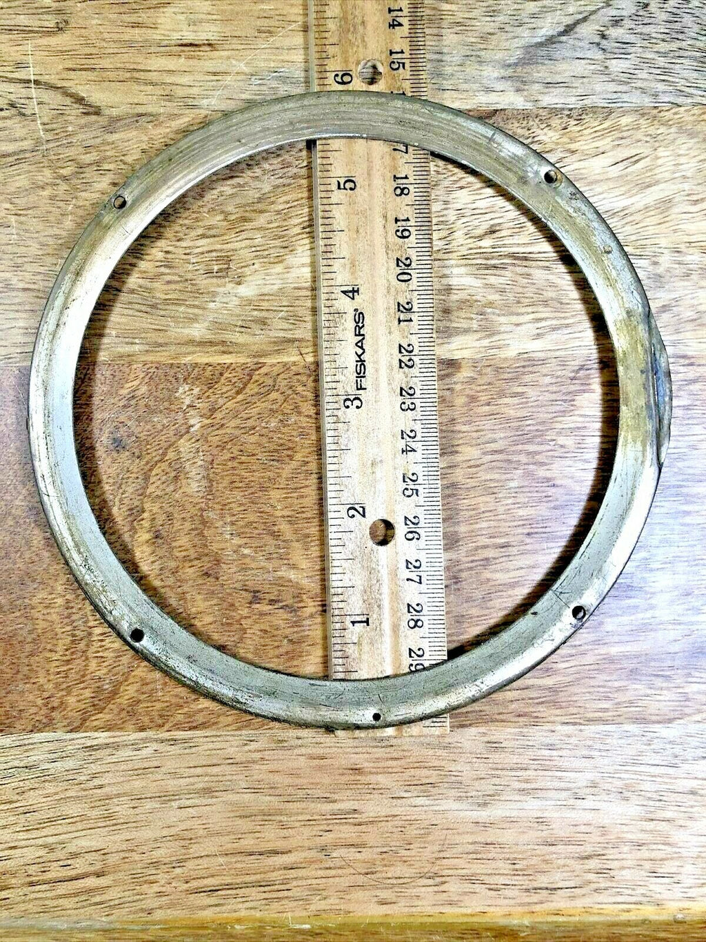 Old Clock Dial Pan Trim Ring 5.81 Inch or 147.59mm Diameter (K5378)