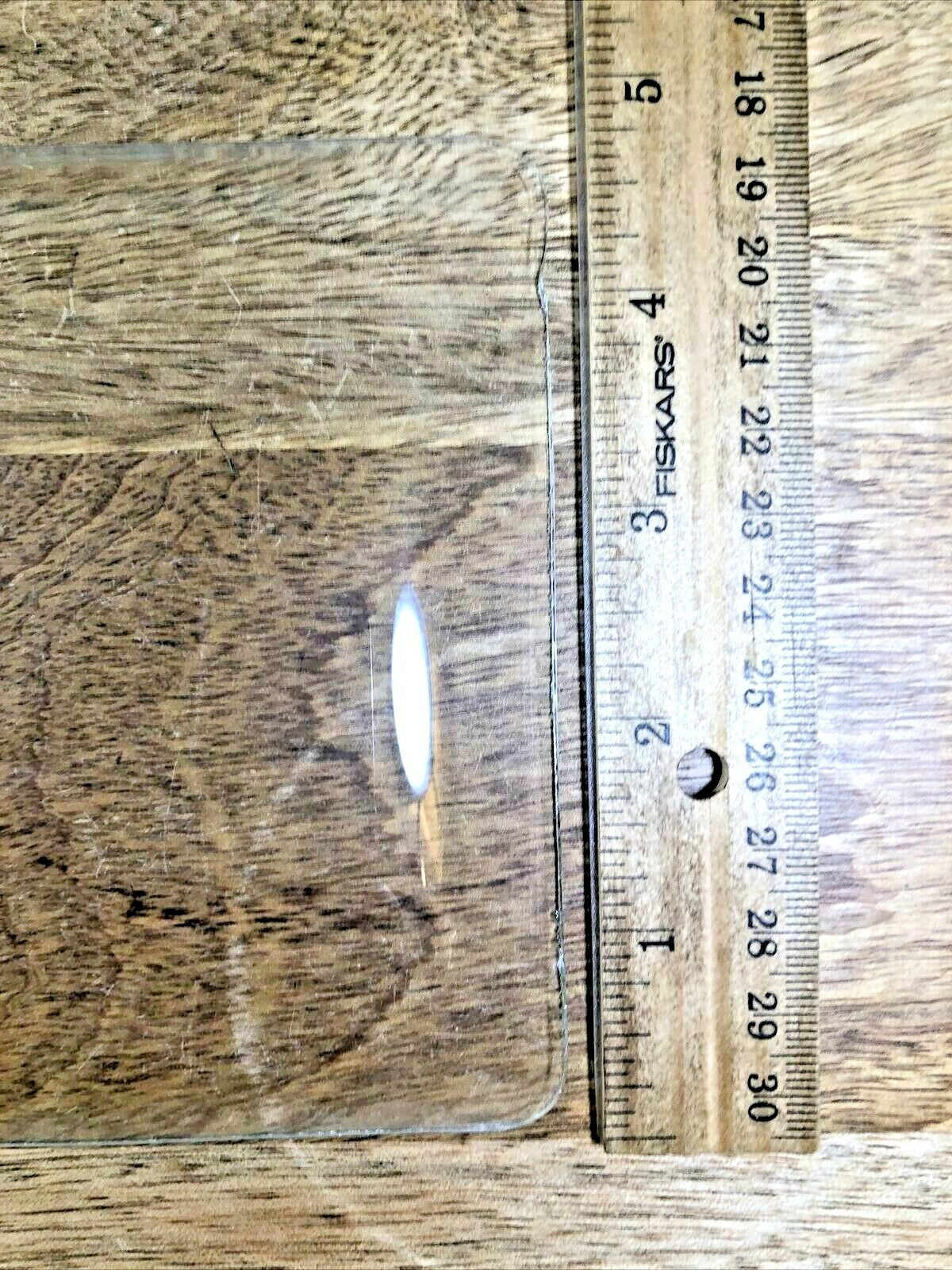 Rectangular Convex Clock Glass (5.12" / 130.25mm X 4.79" /121.72mm)(Lot K3051)