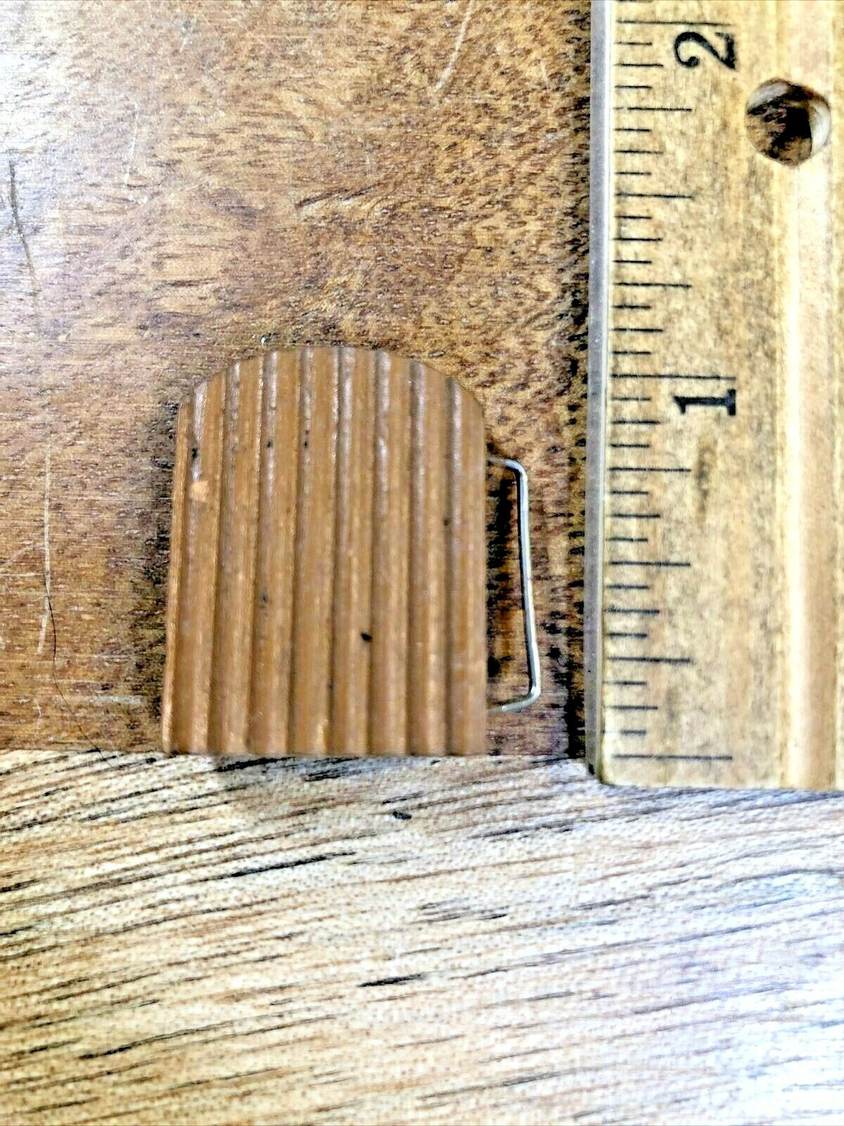 Old Wood Cuckoo Clock Door 27.01mm X 20.63mm                        (K6701)