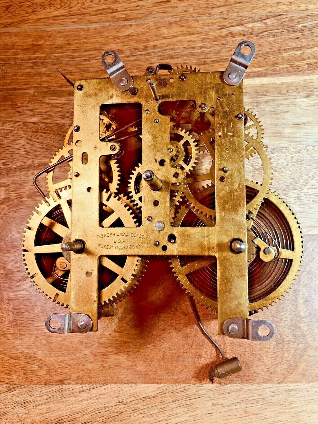 Old Sessions Clock Movement Count Wheel (See Pics To ID Movement) (K7786)