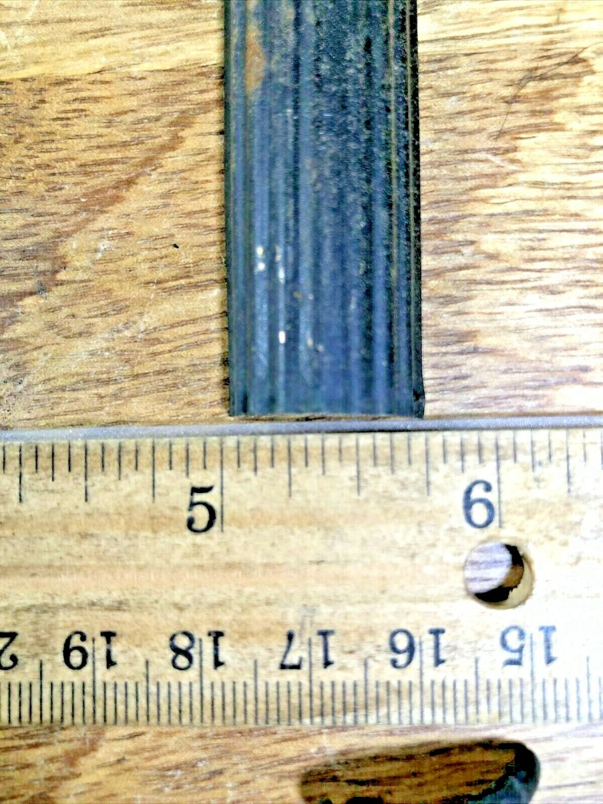 Old  5 3/16 Inch Tall Mantel Clock Column (K5291)