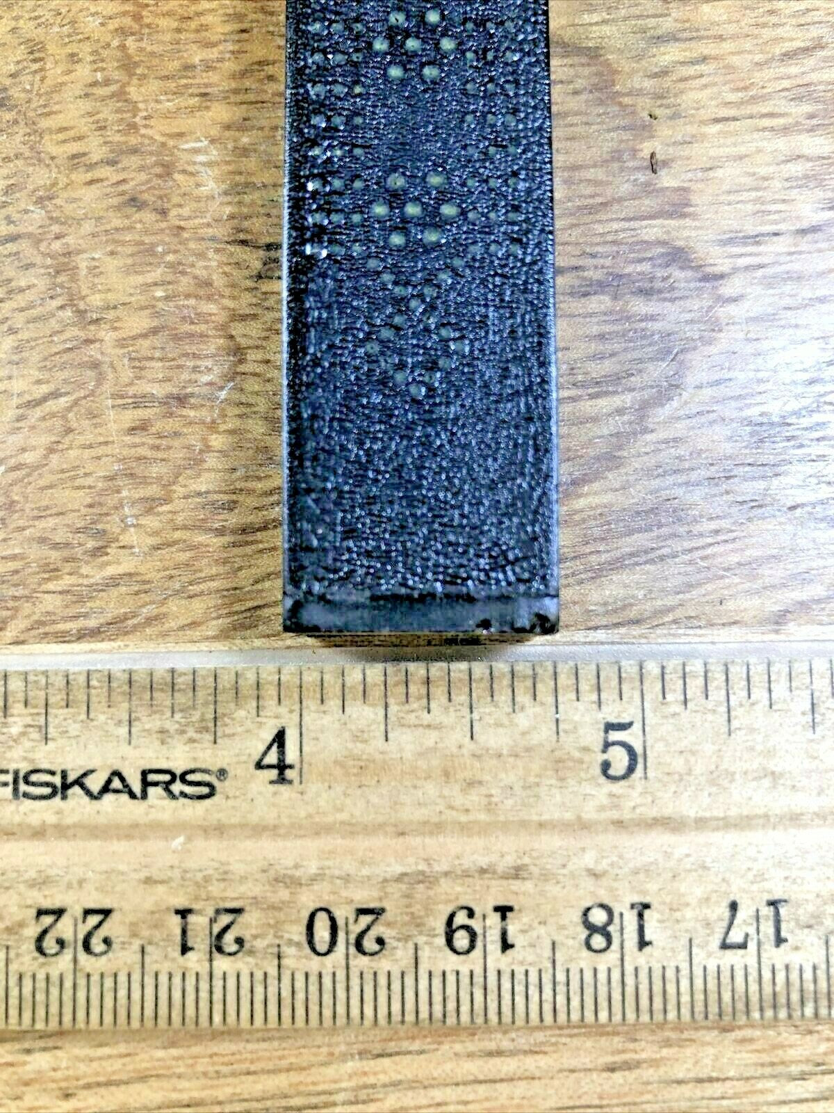 Old Square Mantel Clock Column............................. (K1893)