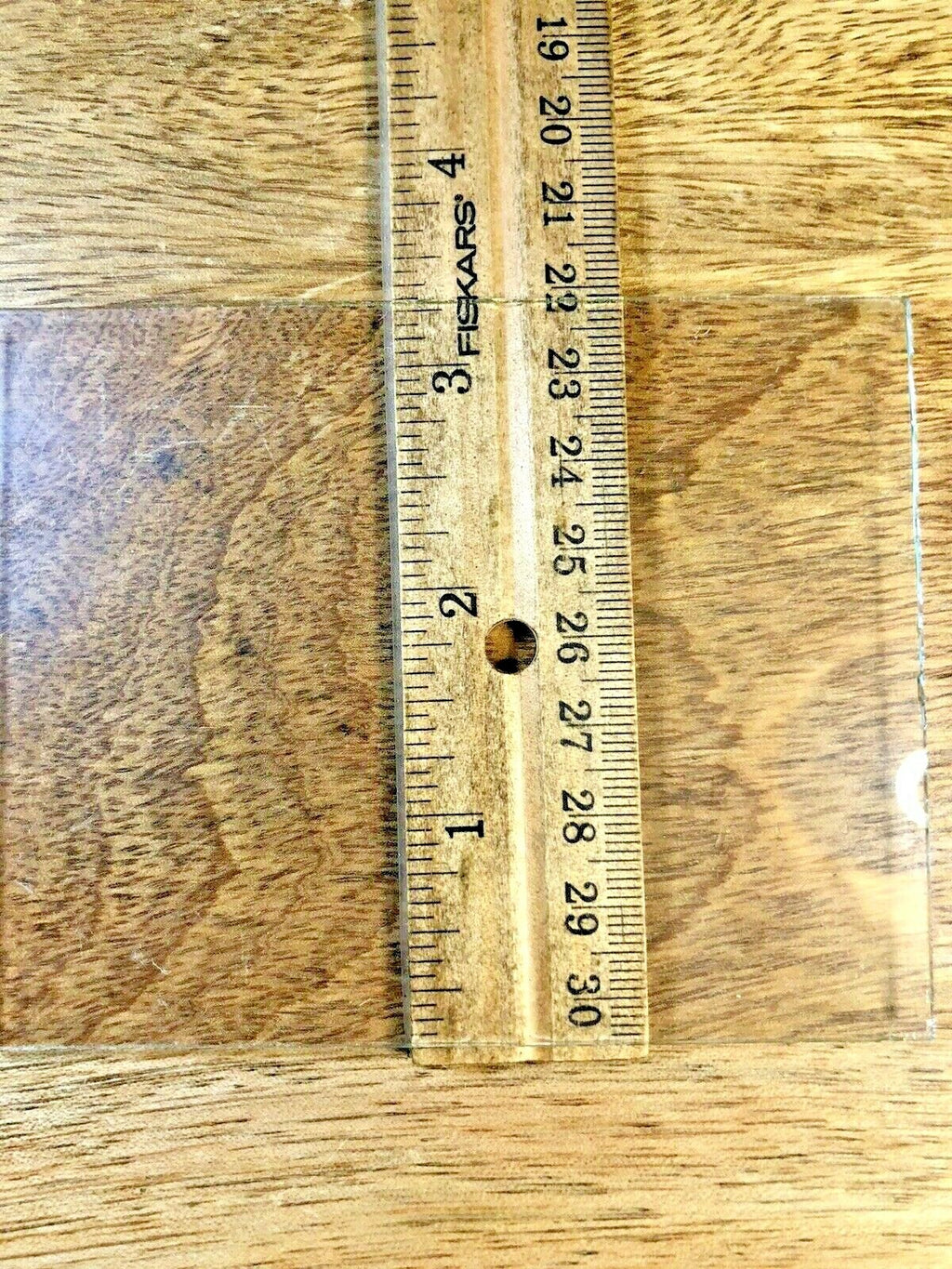 4 1/4 Inch X 3 1/4 Inch Flat Clock Glass  (K5801)