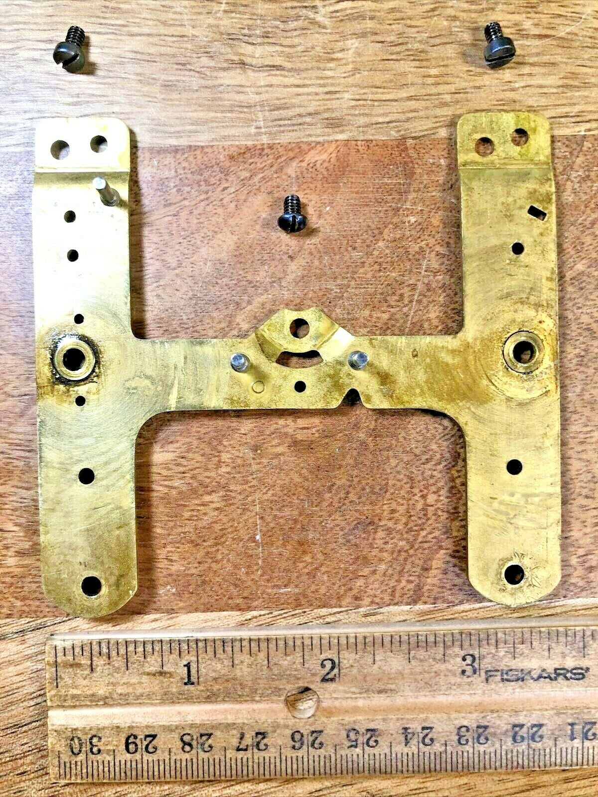 Seth Thomas 89I Clock Movement Lower Back Plate (Pivots Are Good) (K6762)