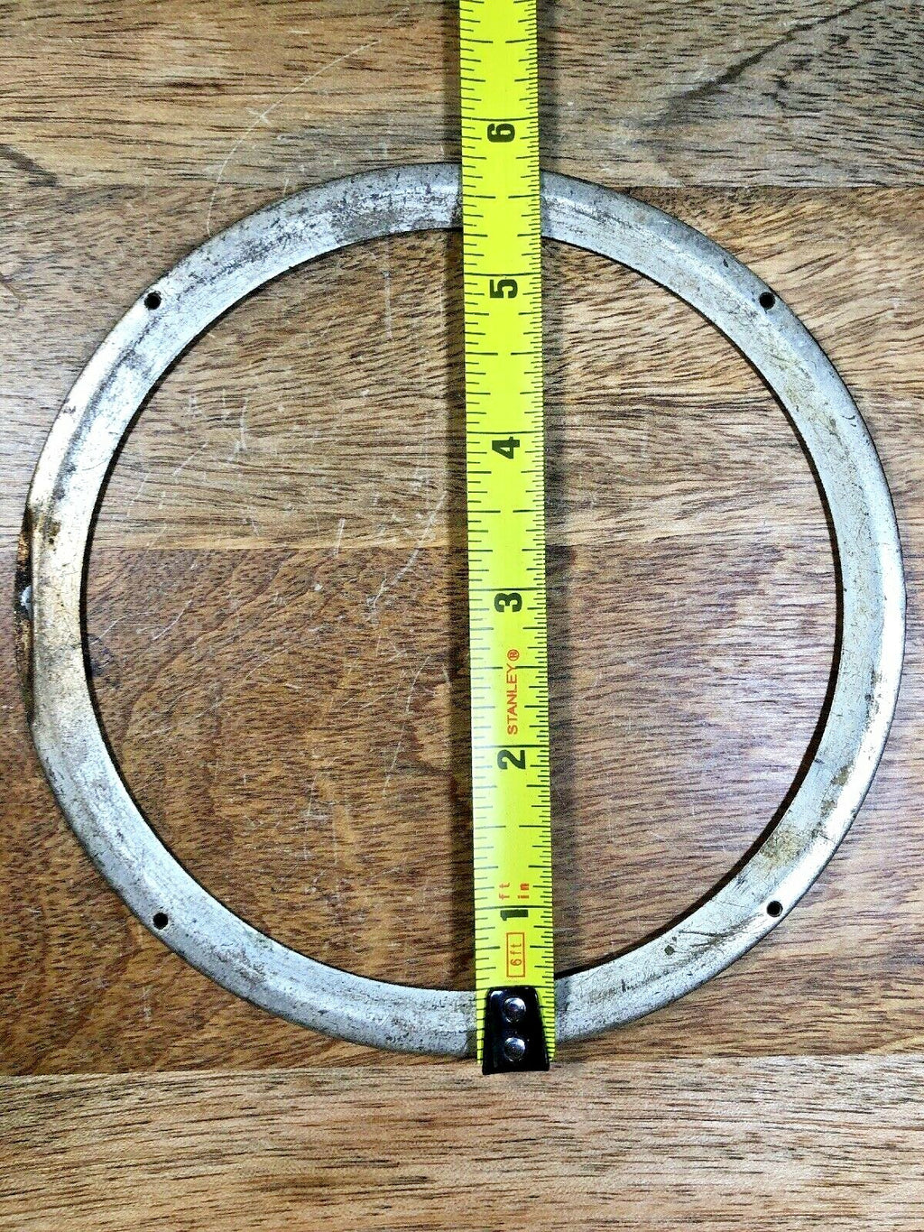 Old 5.77 Inch Or 146.6mm Diameter Clock Dial Pan Trim Ring      (K9557)