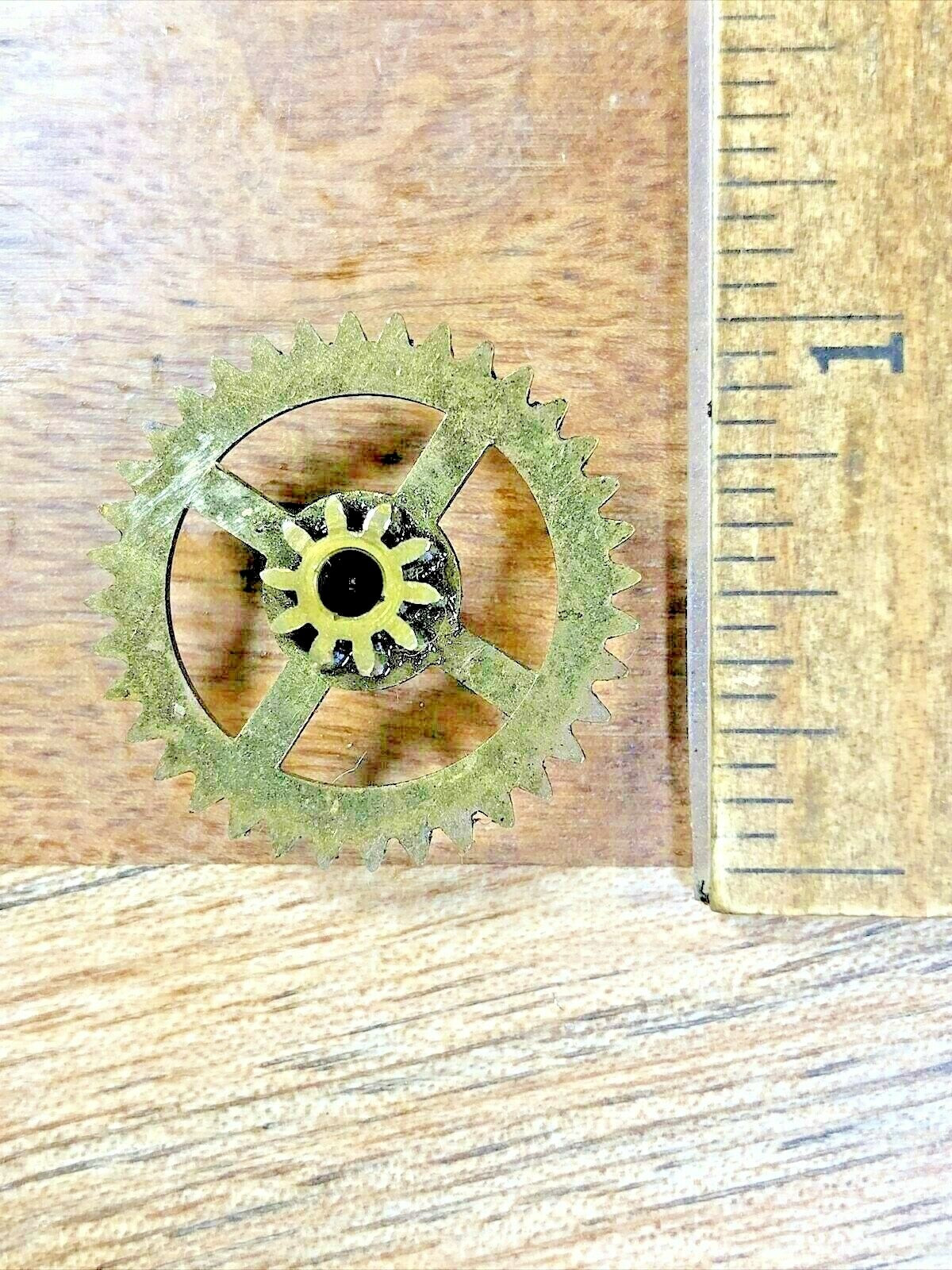 Mauthe Clock Movement (#2) Minute Wheel  (See Pics to ID Movement) (K7137)
