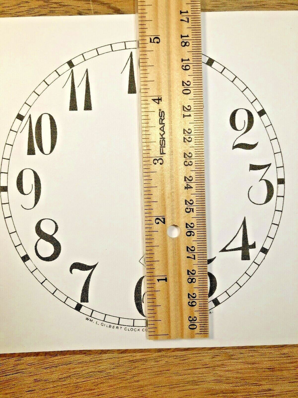 5 INCH GILBERT PAPER CLOCK REPLACEMENT DIAL, Arabic ( Lot 176)