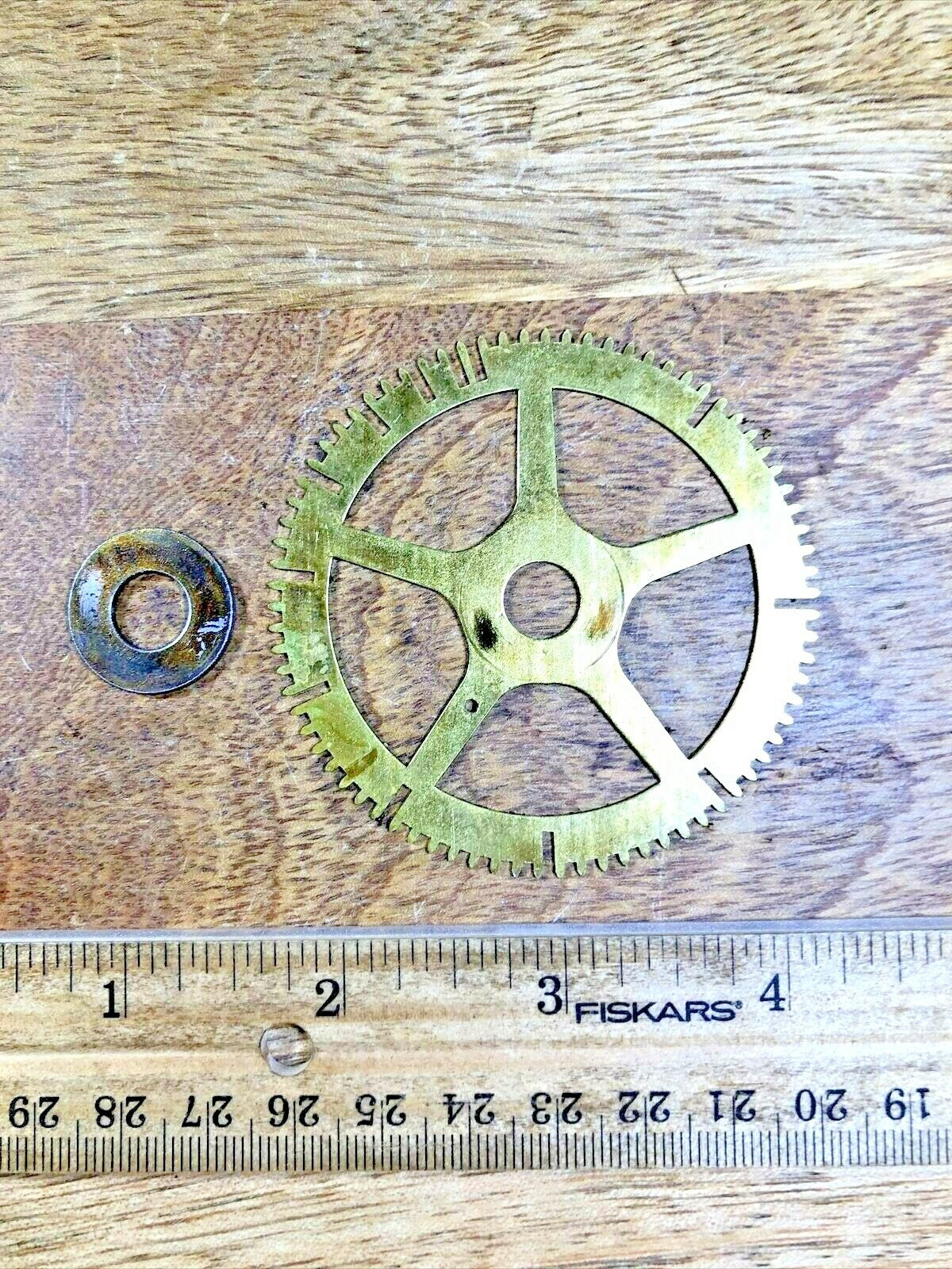 Old Sessions 8 Day Clock Movement Strike Count Wheel  (K2018)