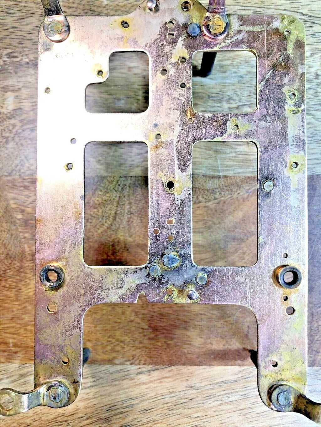 Seth Thomas 89D Clock Movement Back Plate (Pivots Look Good) (K7563)