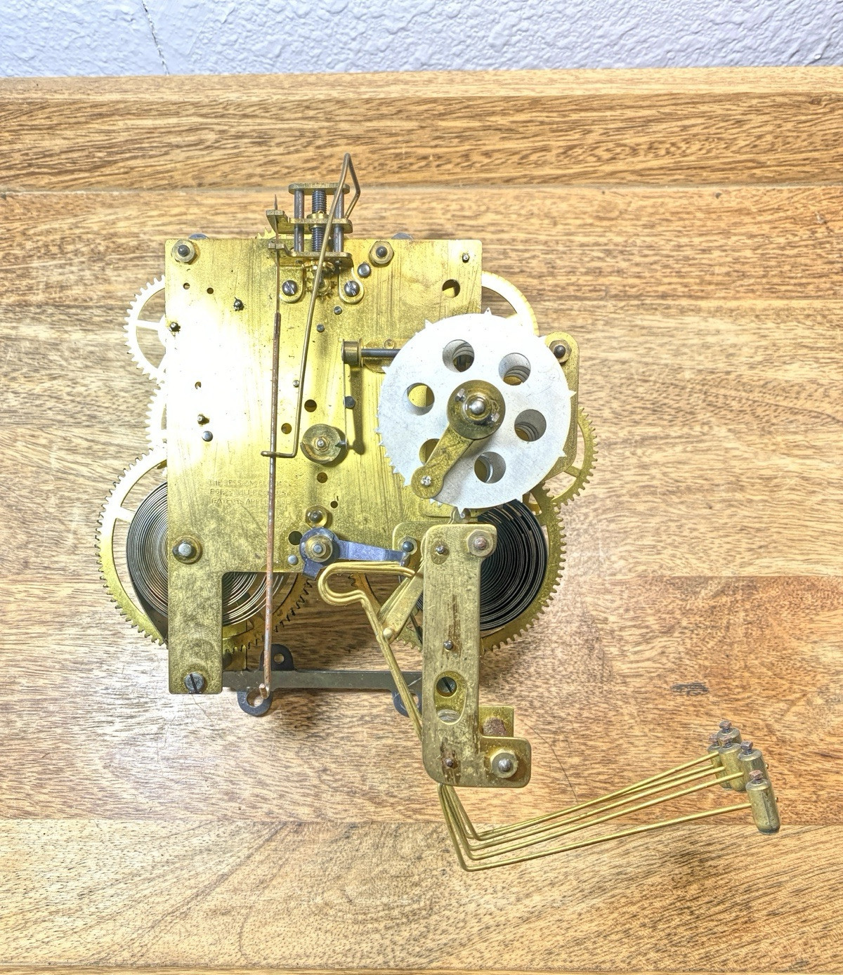 Sessions Westminster Chime Clock Movement Time Side 4th Wheel   (KD2443)