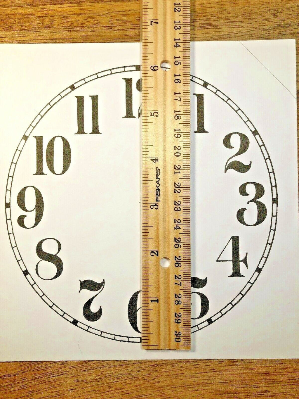 6" Paper Clock Dial, Arabic            (Lot 200)