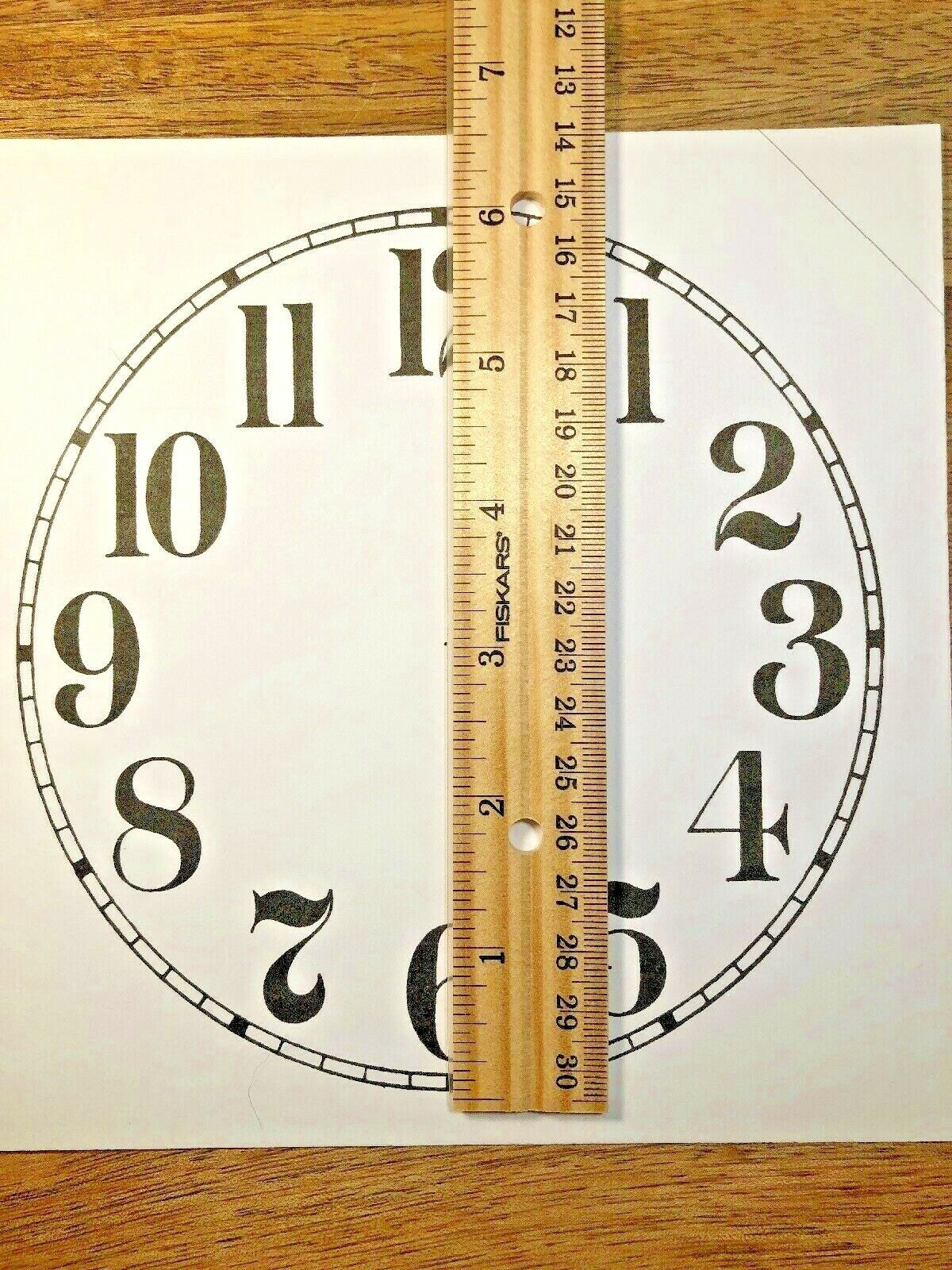 6" Paper Clock Dial, Arabic            (Lot 200)