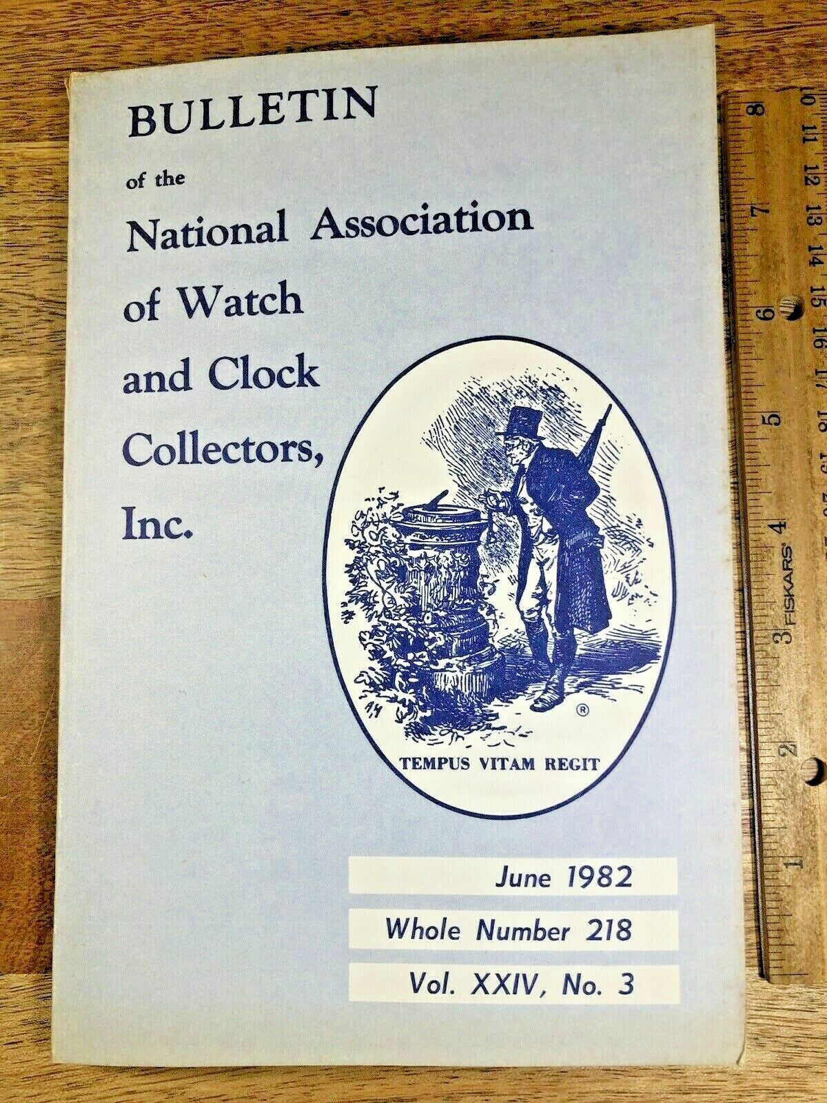 NAWCC Bul. June 1982, Covers: Musical Clocks of Early America      (K4008)