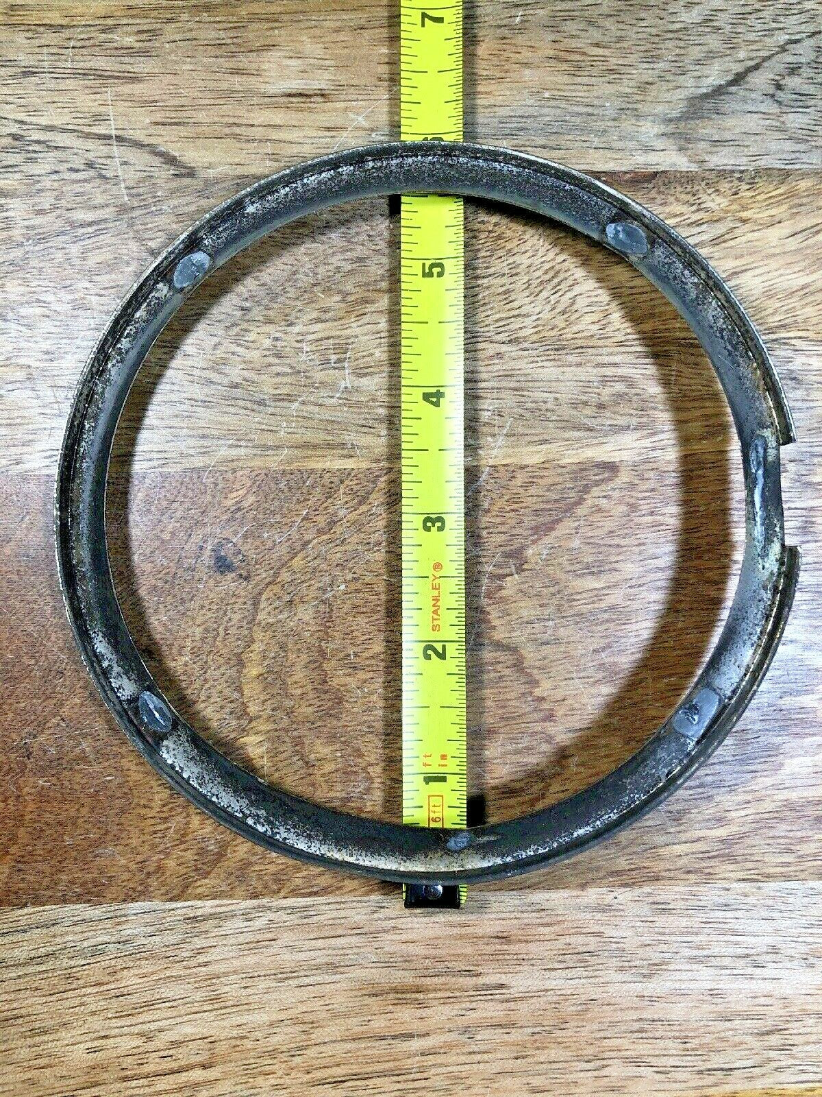 5.54 Inch Dia (4.77 Inch Inner Dia) Metal Clock Dial Pan Trim Ring   (K9583)