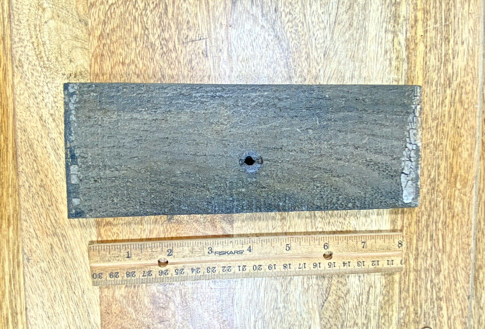 Gilbert Strathmore Black Mantle Clock Bottom Board 8 5/8 X 3 1/8 Inches  (K9836)