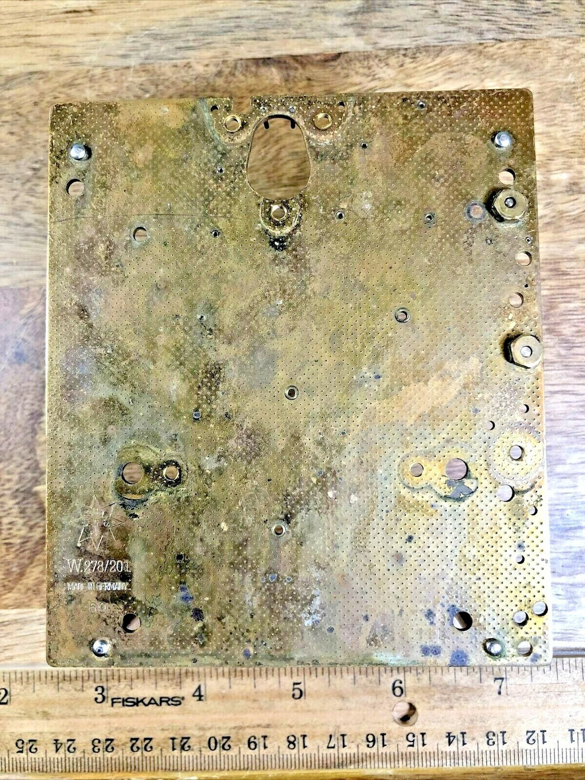 Junghans W 278 / 201 Clock Movement Back Plate (K5556)