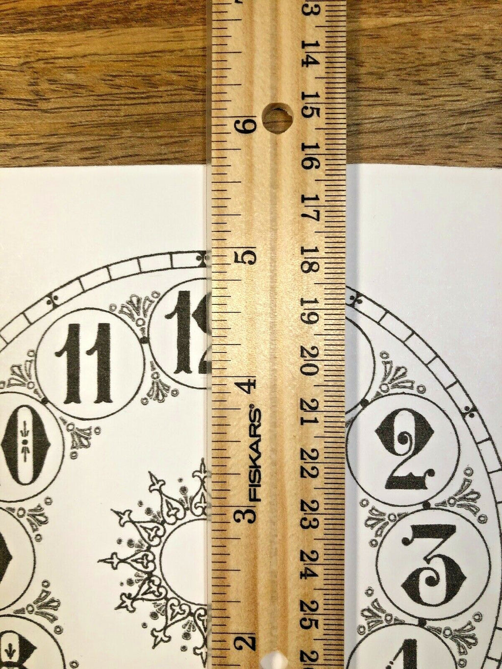 5 Inch Clock Replacement Paper Dial             (Lot 158)