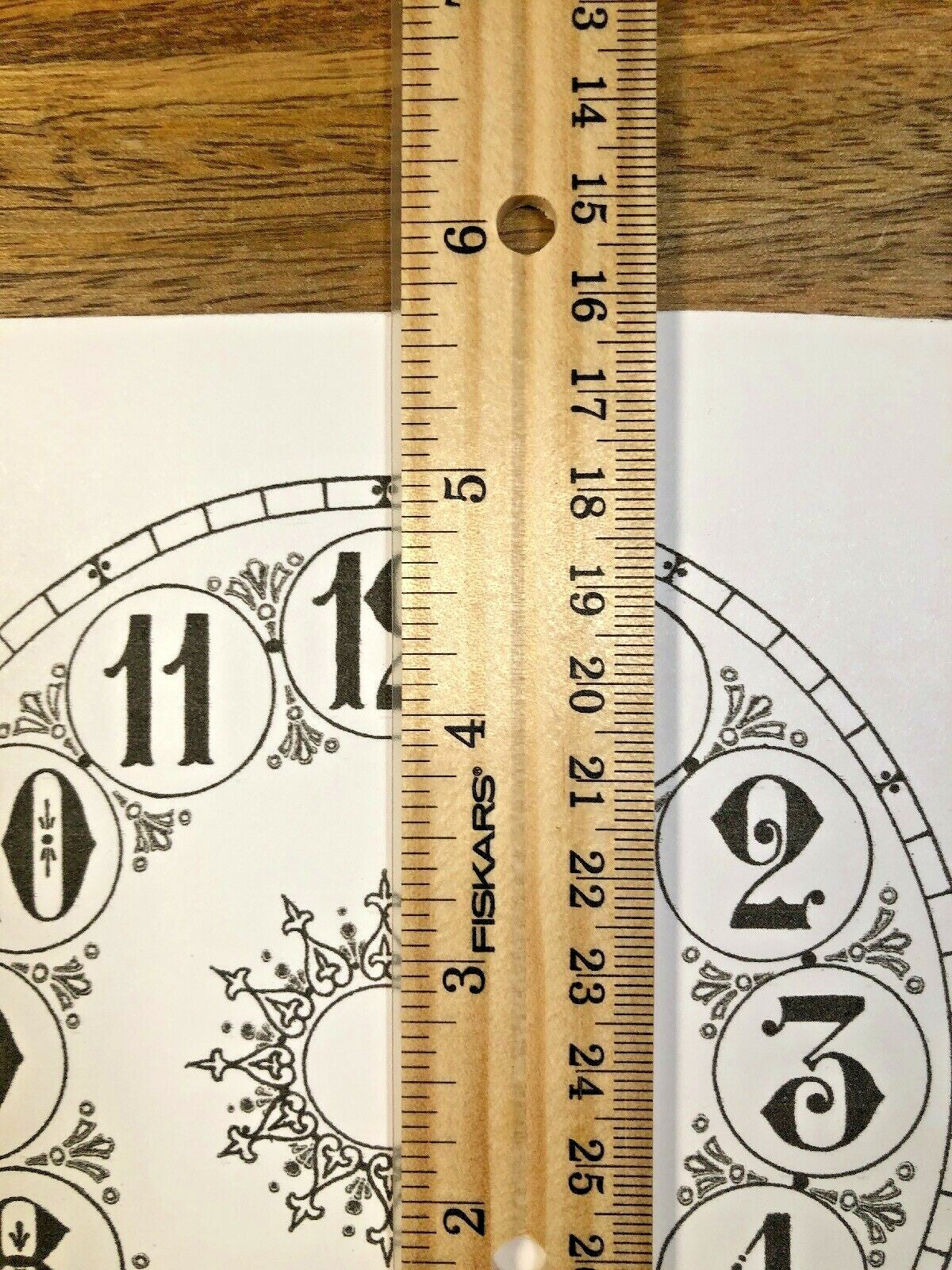5 Inch Clock Replacement Paper Dial             (Lot 158)