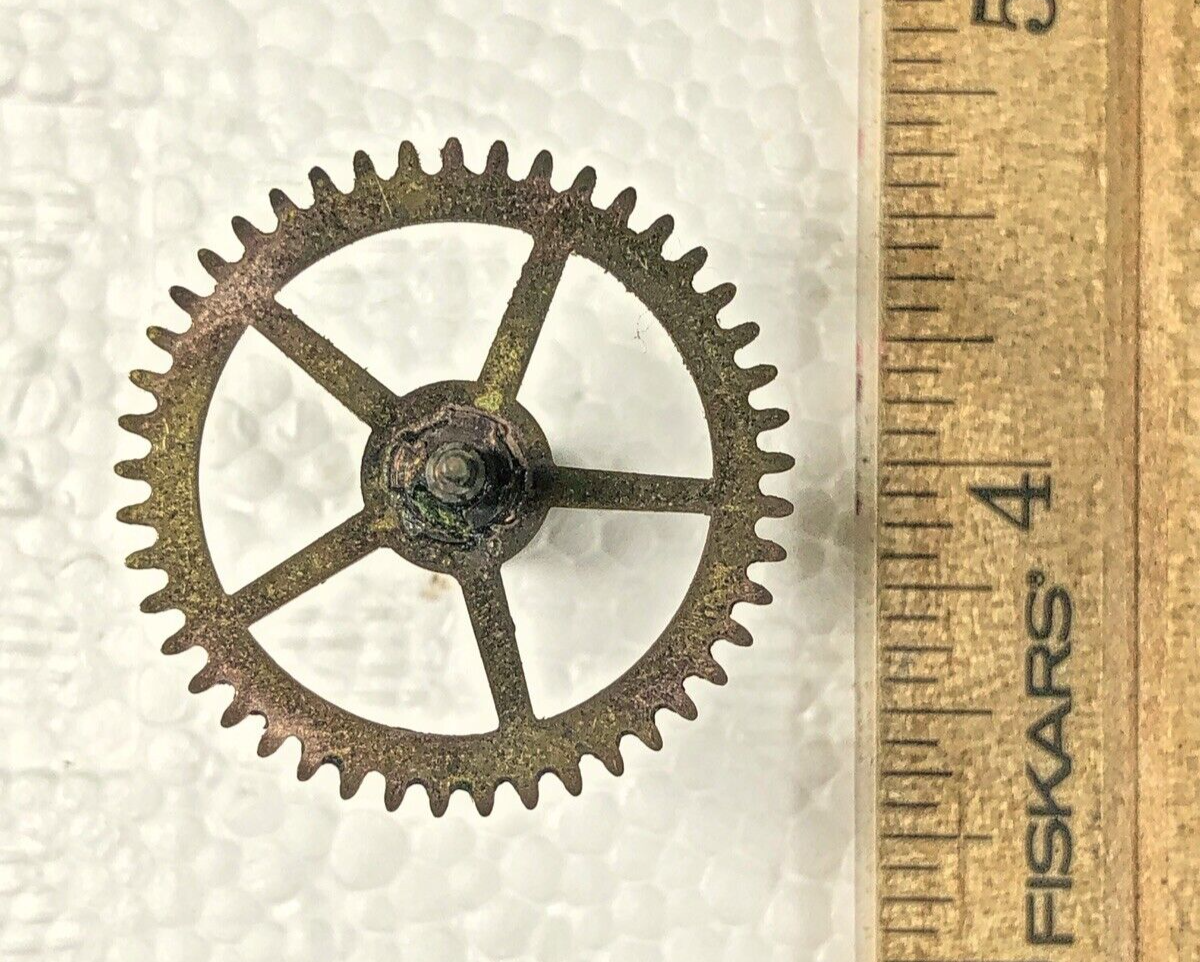 Waterbury Clock Movement Time Side 3rd Wheel (See Pics to ID Movement) (KA8326)