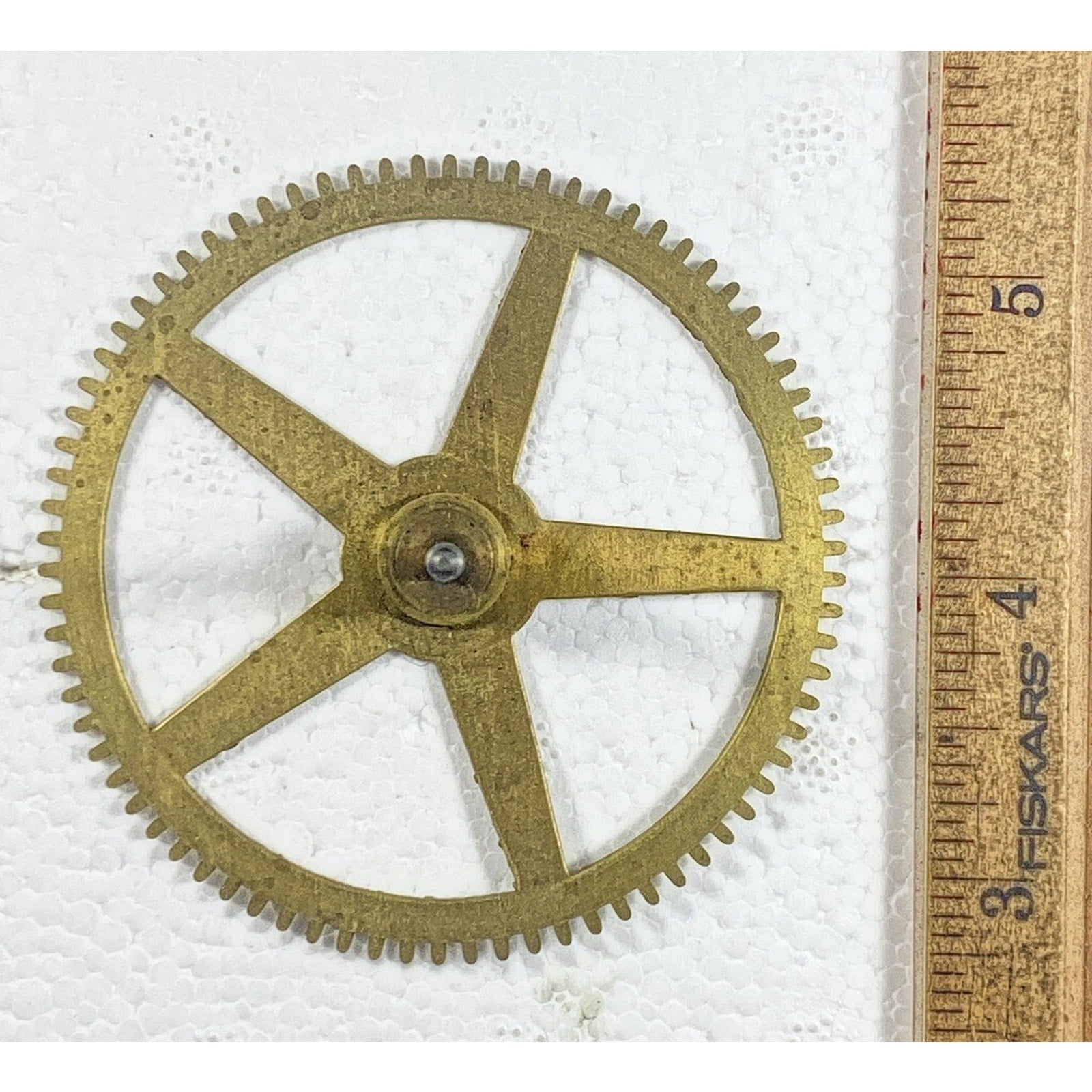 Unbranded 30 Hour Clock Movement Time Side 2nd Wheel (See Pics To ID) (KD503)