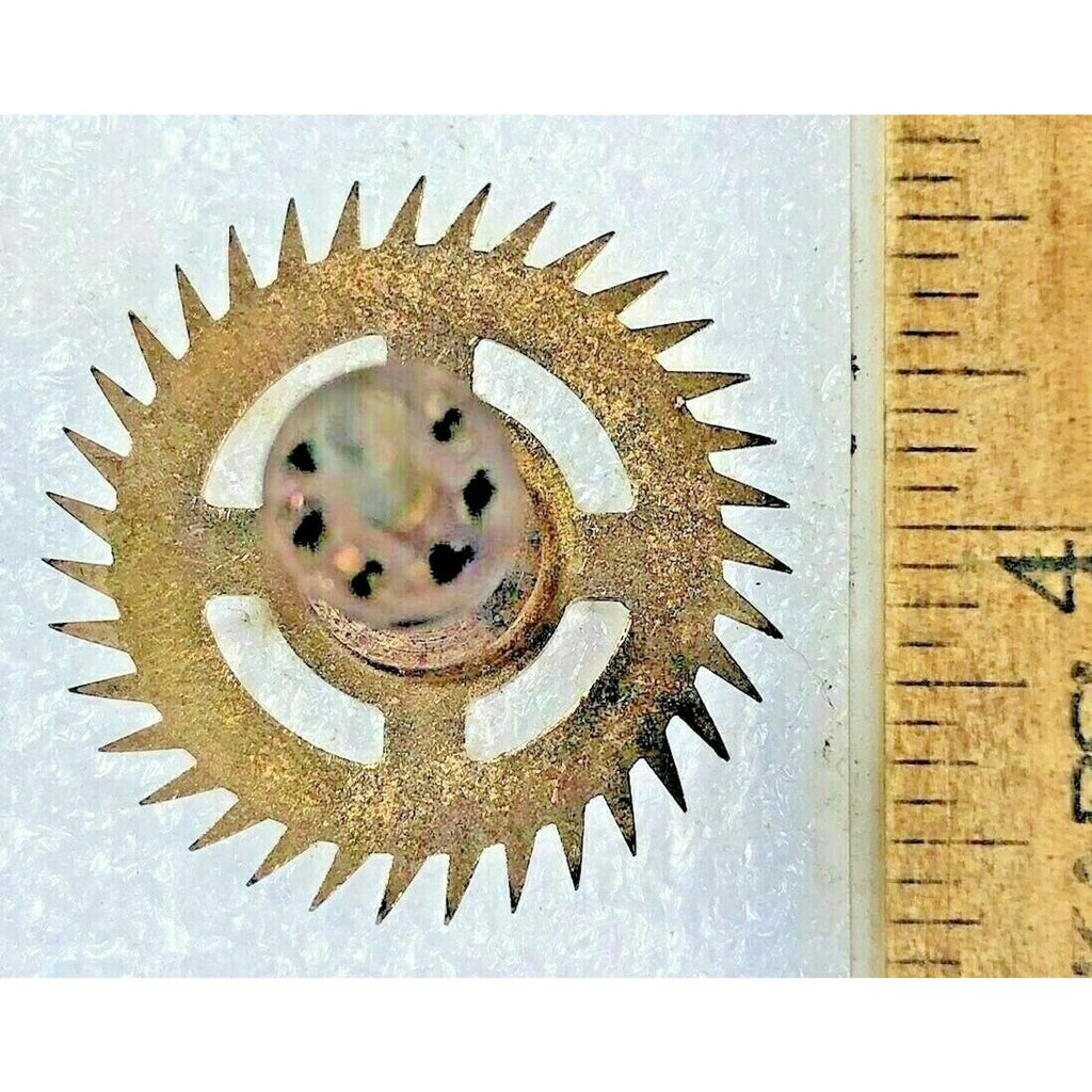 Unknown Clock Mvmt Escape Wheel (52.45mm Long, 1.65mm Pivot, 31mm Dia.) (K6576)