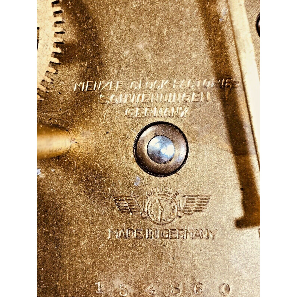 Old Kienzle Clock Movement Chime Side 4th Wheel (See Pics To ID Mvmt) (KD3160)