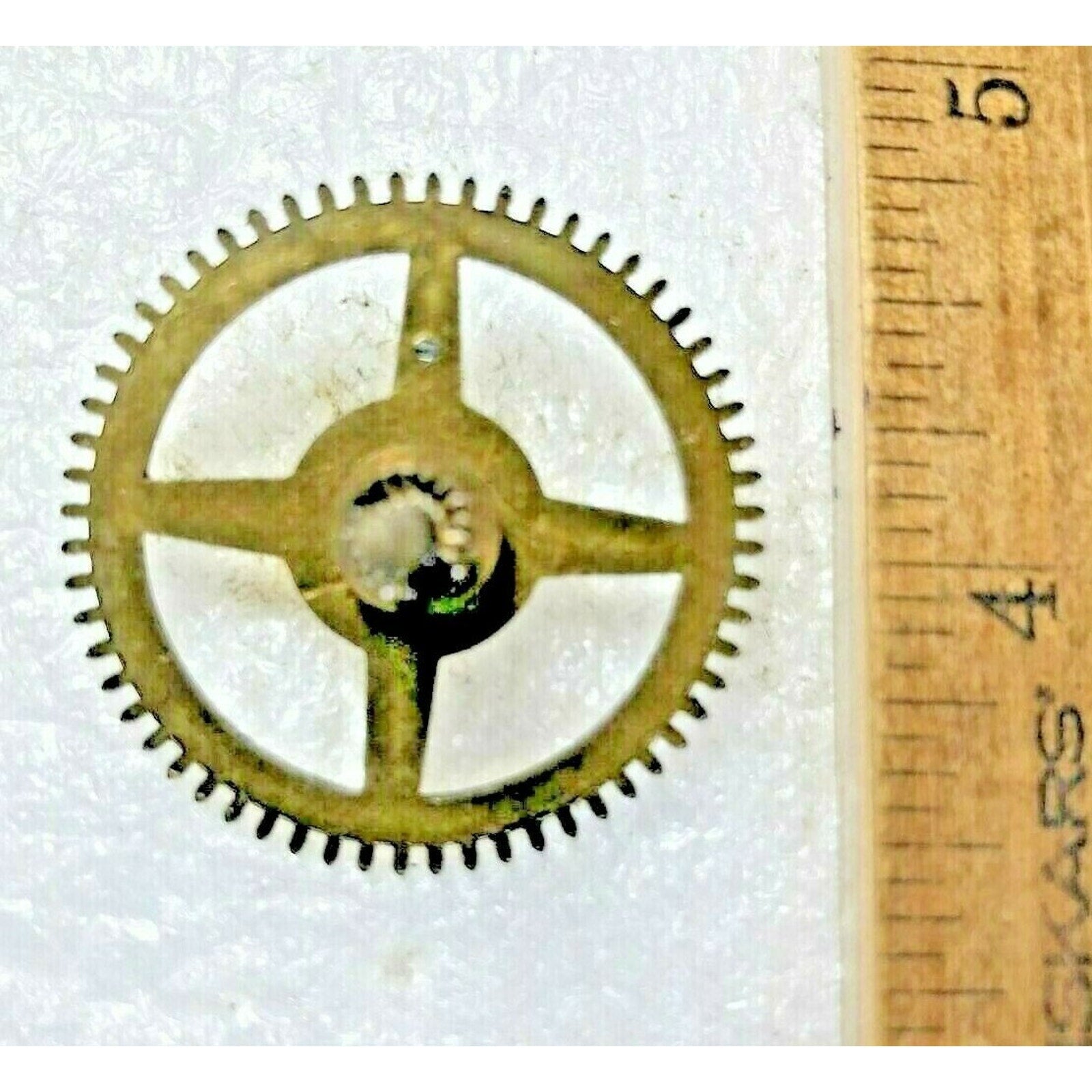 Old Kienzle Clock Movement Chime Side 4th Wheel (See Pics To ID Mvmt) (KD3160)
