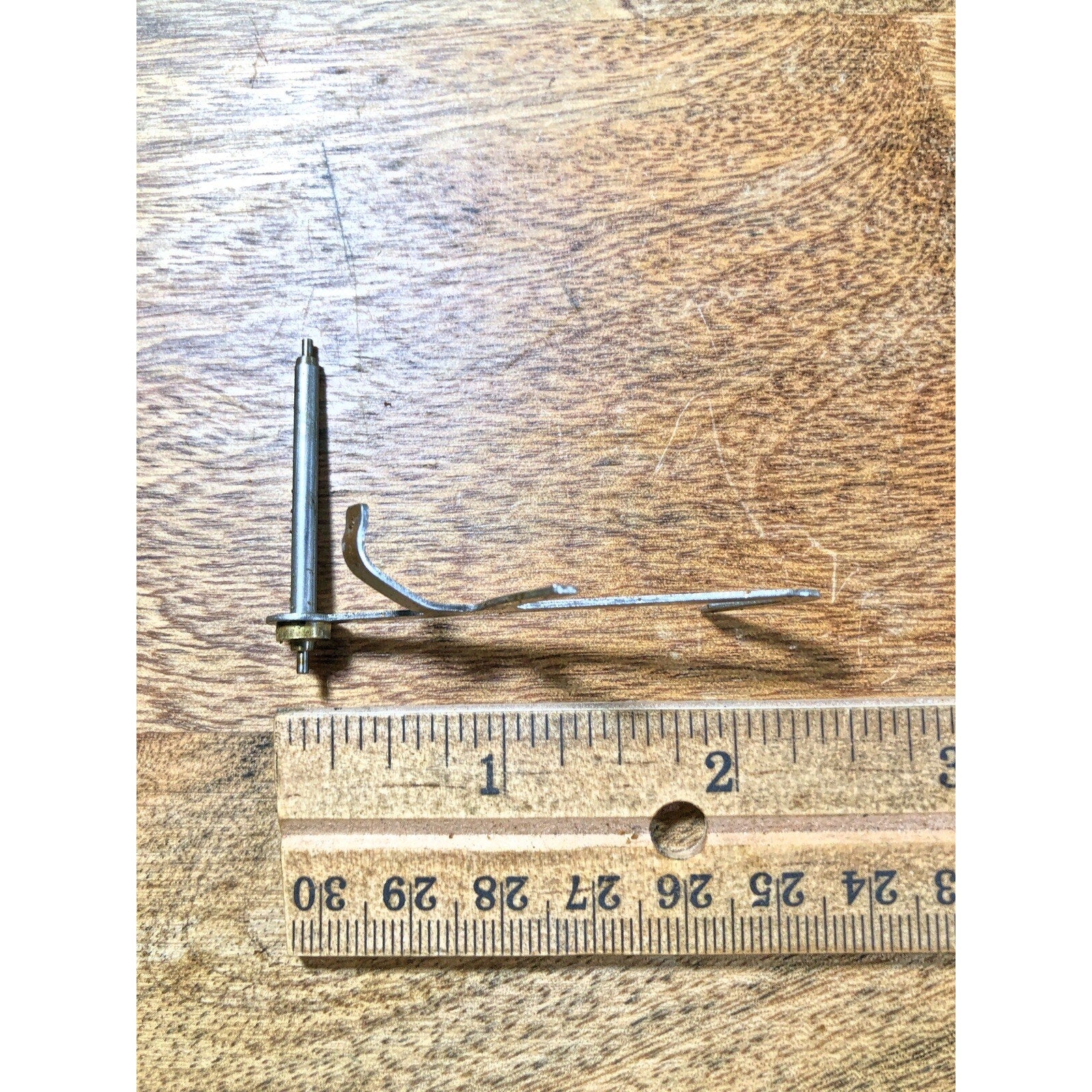 Ingraham (Stamped 2 25) Clock Movement Drop Lever (See Pics To ID Mvmt) (K8969