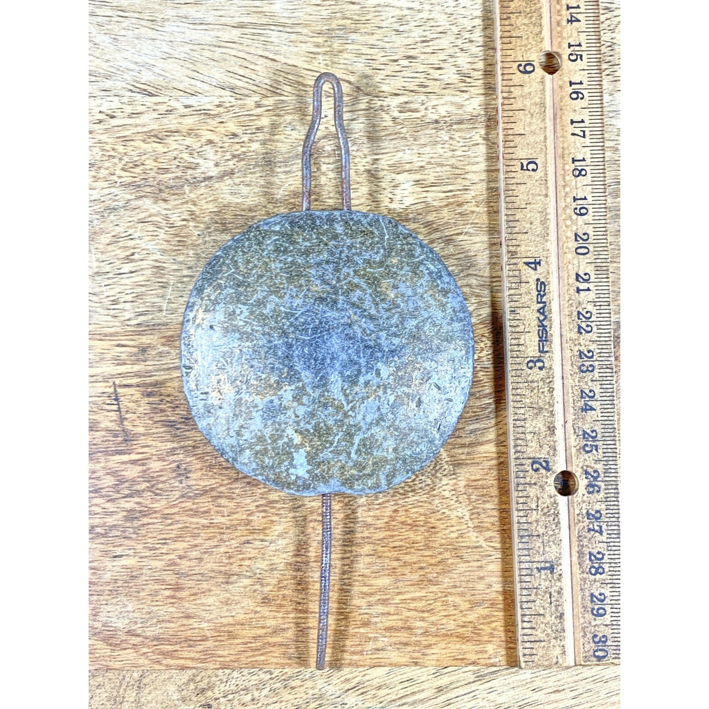 Antique Clock Pendulum Bob (14.7oz) (Needs A Rating Nut) (KD774)