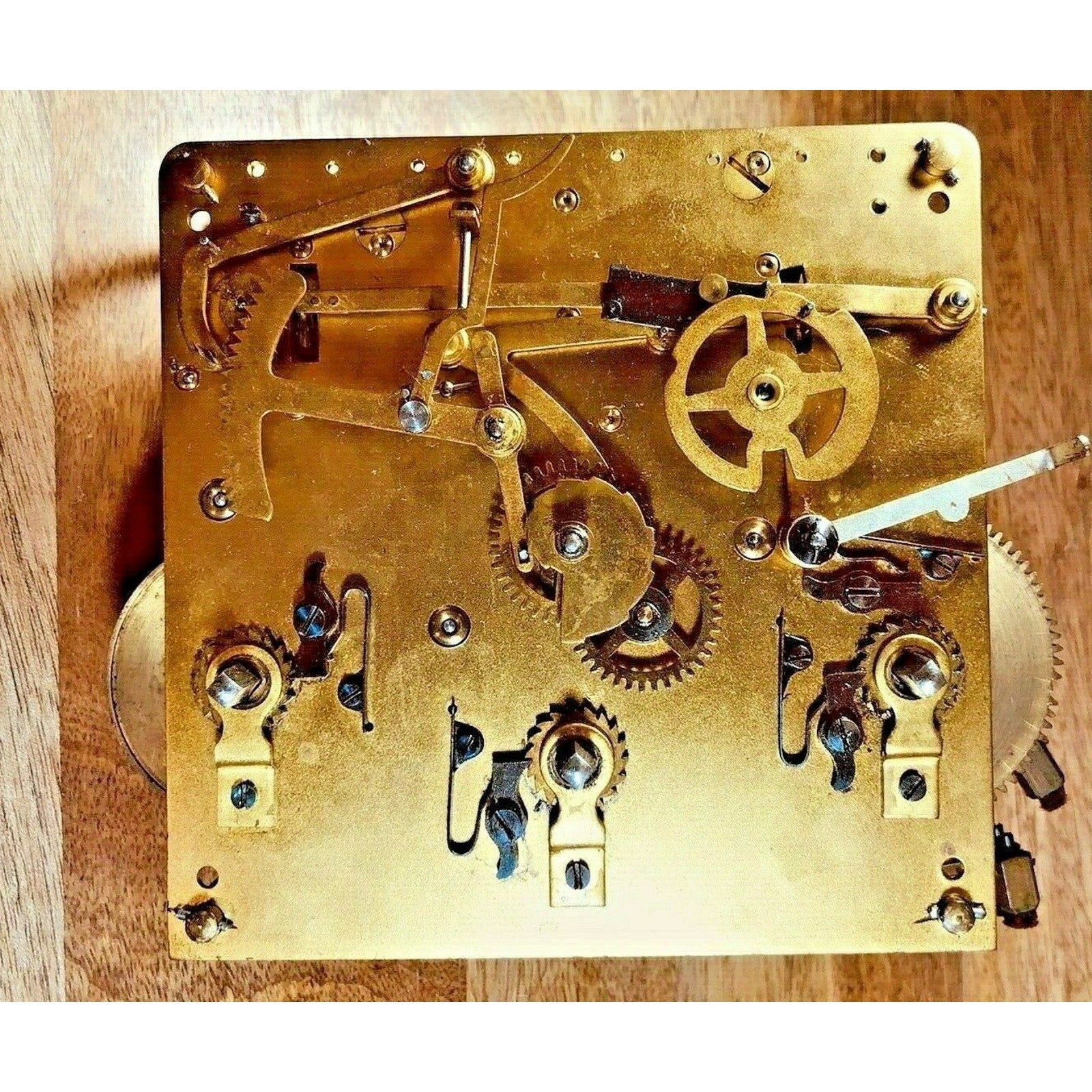 Old Kienzle Clock Movement Chime Side 4th Wheel (See Pics To ID Mvmt) (KD3160)