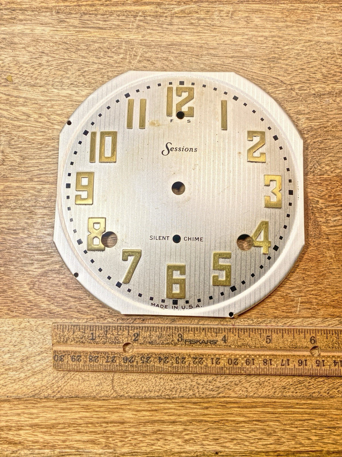 Sessions Westminster Chime Clock Movement Dial Pan     (KD2407)