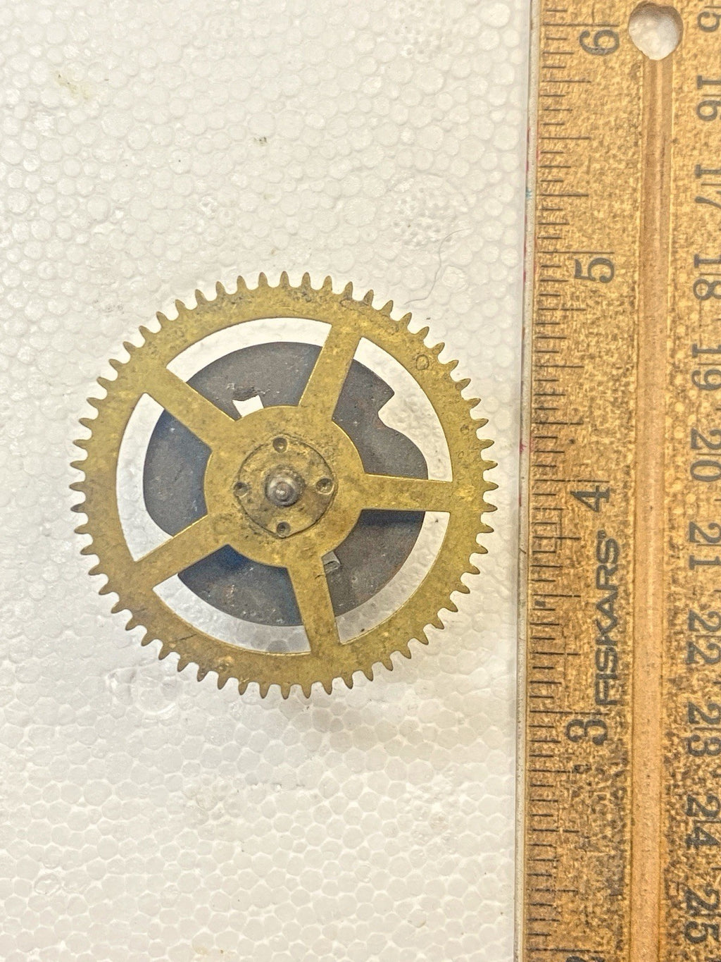 Sessions Clock Movement Strike Side 3rd Wheel (See Pics To ID Movement) (KD2453)