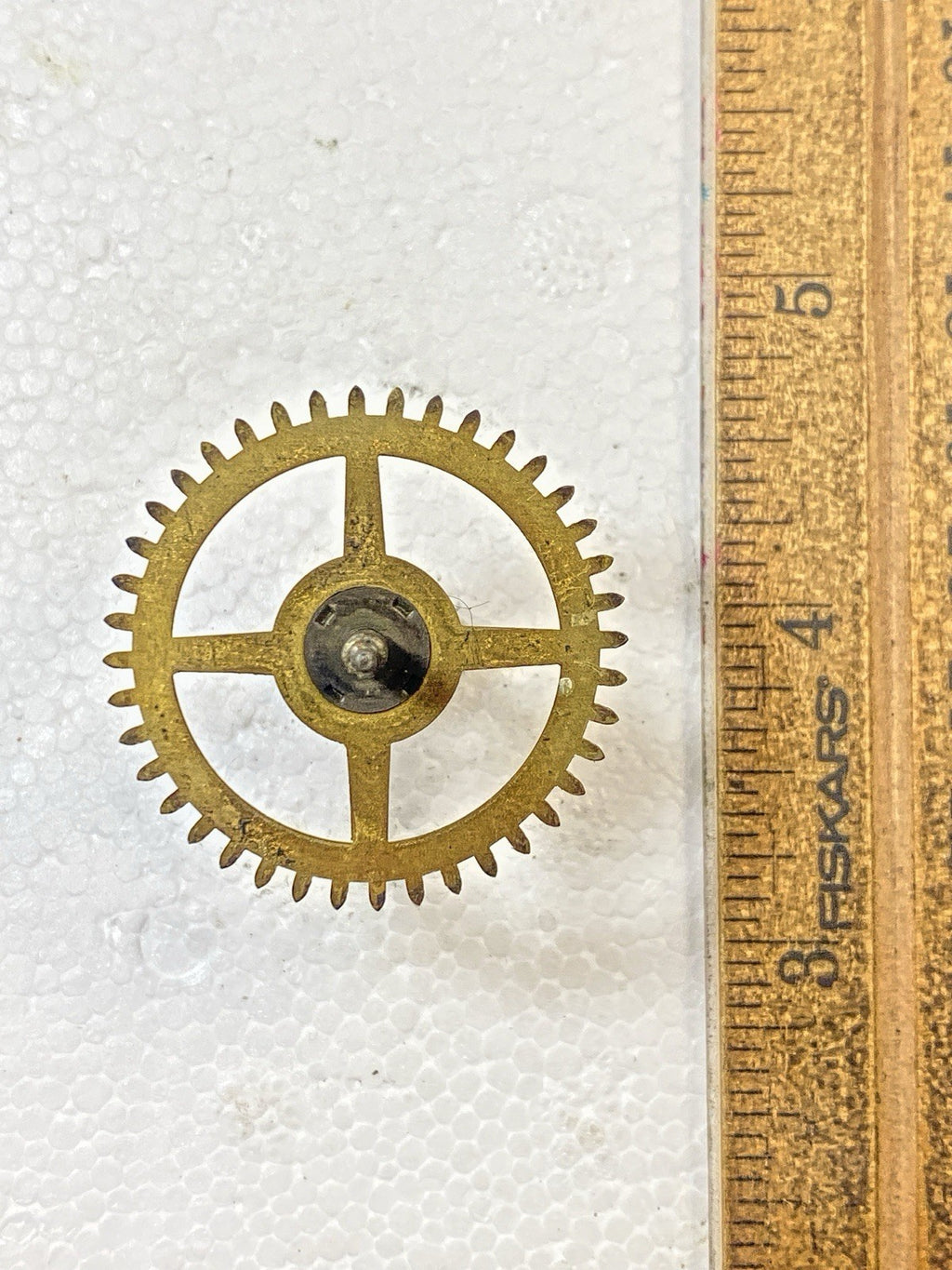 Ingraham Clock Mvmt (Pat 78/79) Time Side 3rd Wheel  (See Pics To ID) (KD2495)