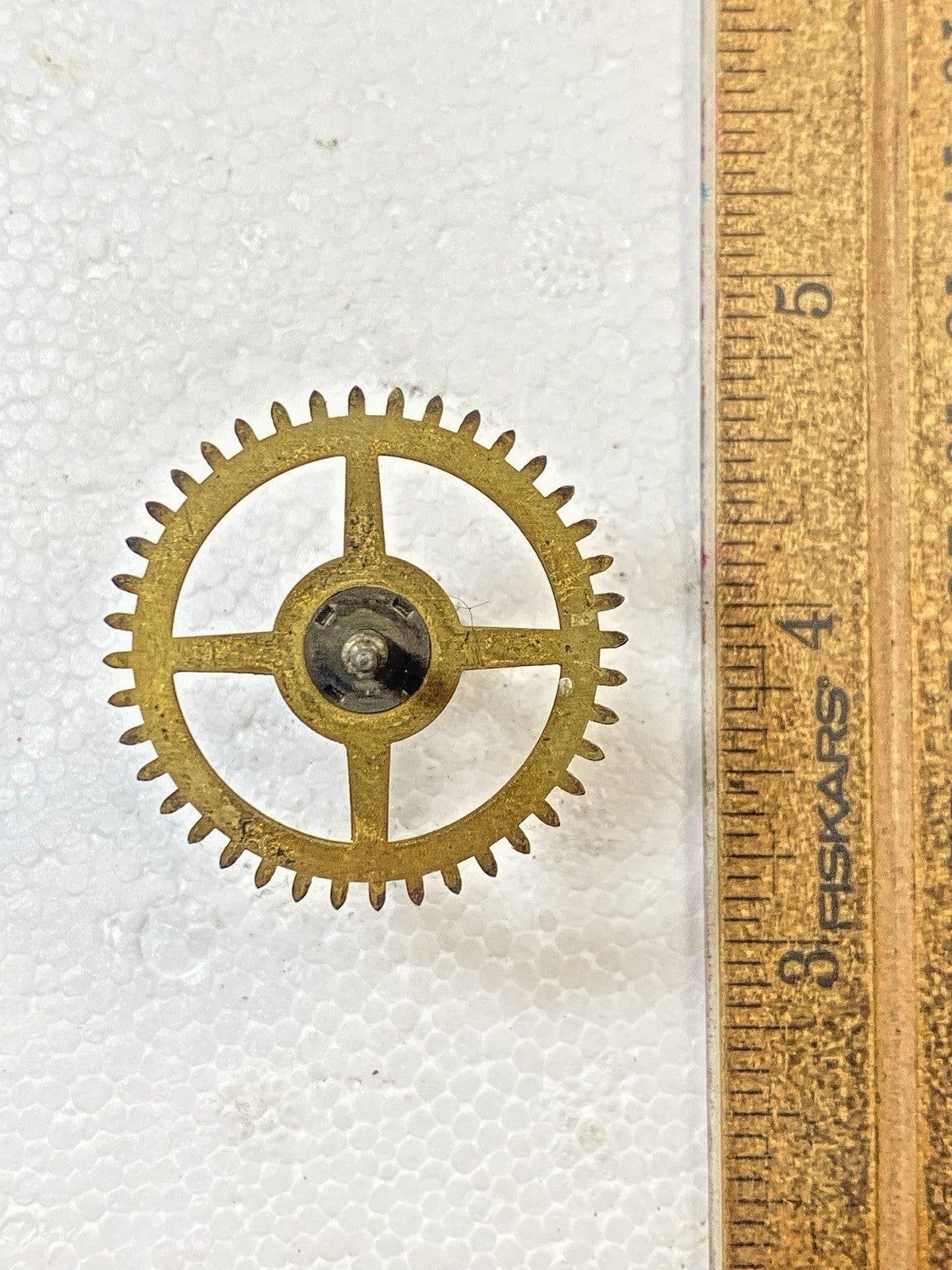 Ingraham Clock Mvmt (Pat 78/79) Time Side 3rd Wheel  (See Pics To ID) (KD2495)