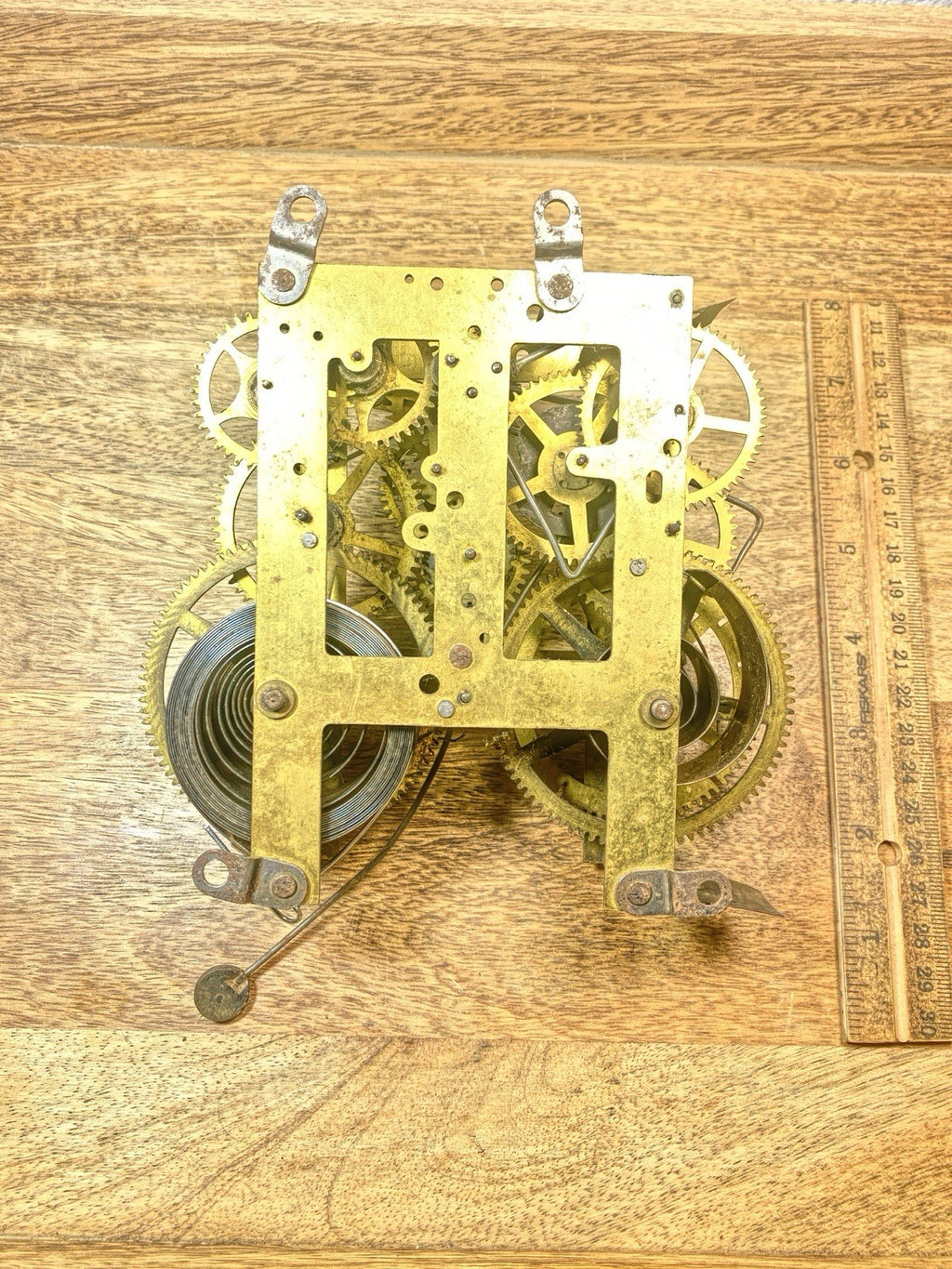 Sessions Clock Movement Front Plate (See Pics To ID Mvmt) (KD2471)